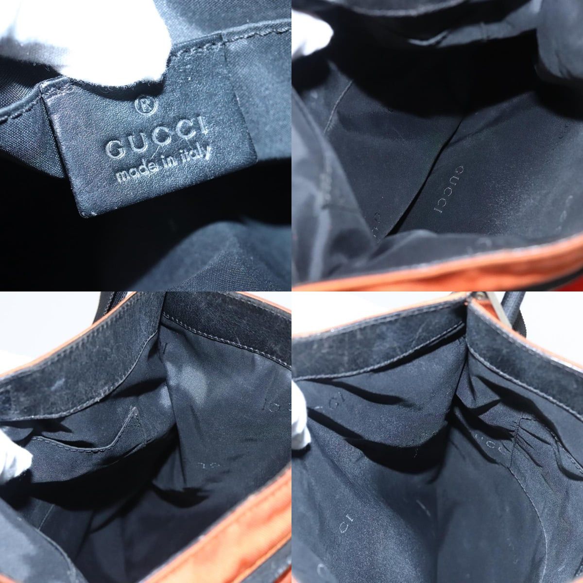 Gucci GUCCI Shoulder Bag Nylon Orange 019 019 Size ONE SIZE - 12 Thumbnail