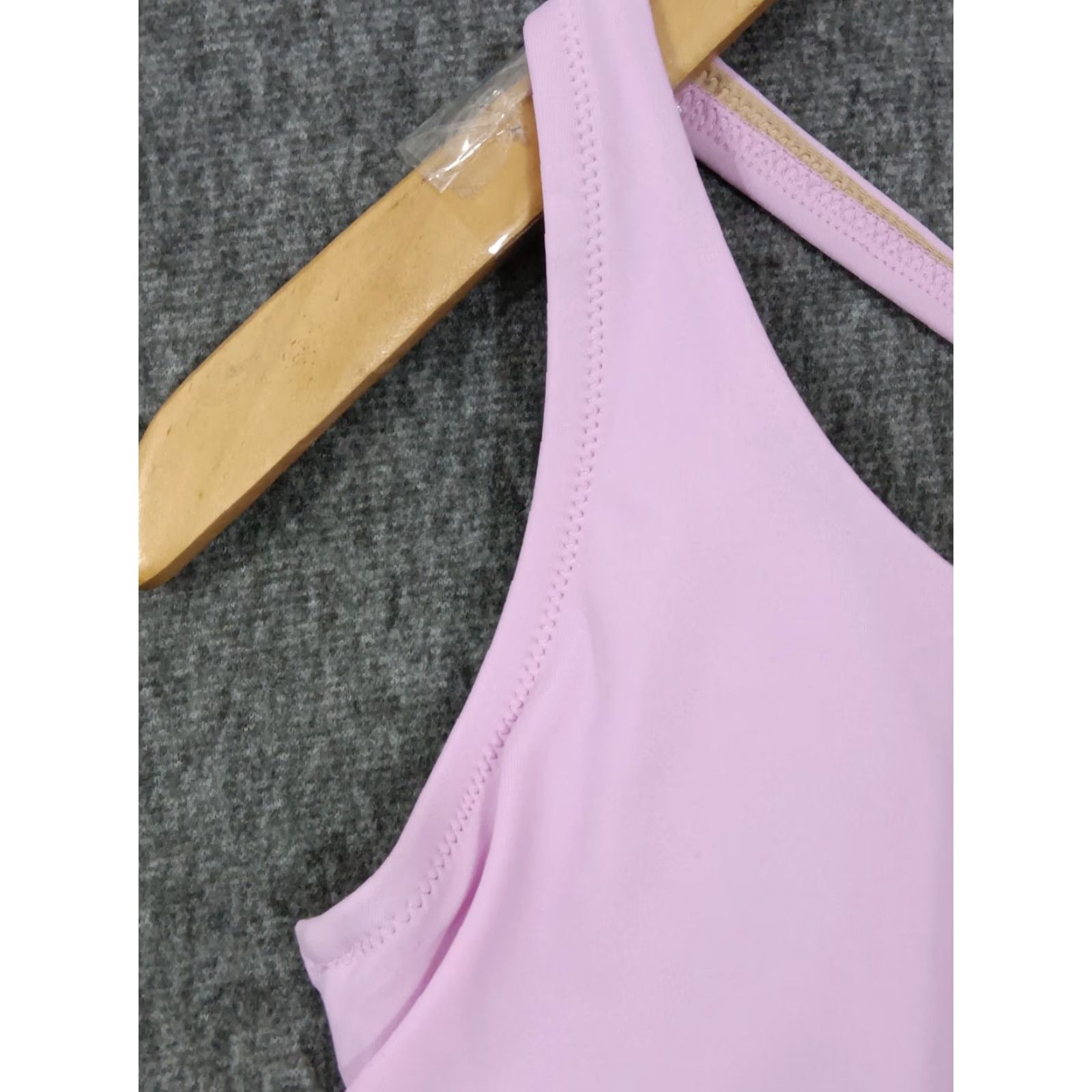 Vintage Shade & Shore Purple Front Keyhole Bikini Top 34DD Padded Nylon Polyester Spaghetti Strap Lined Women Beach 90s Theme Mens Womens Size XXS / US 00 / IT 34 - 7 Thumbnail