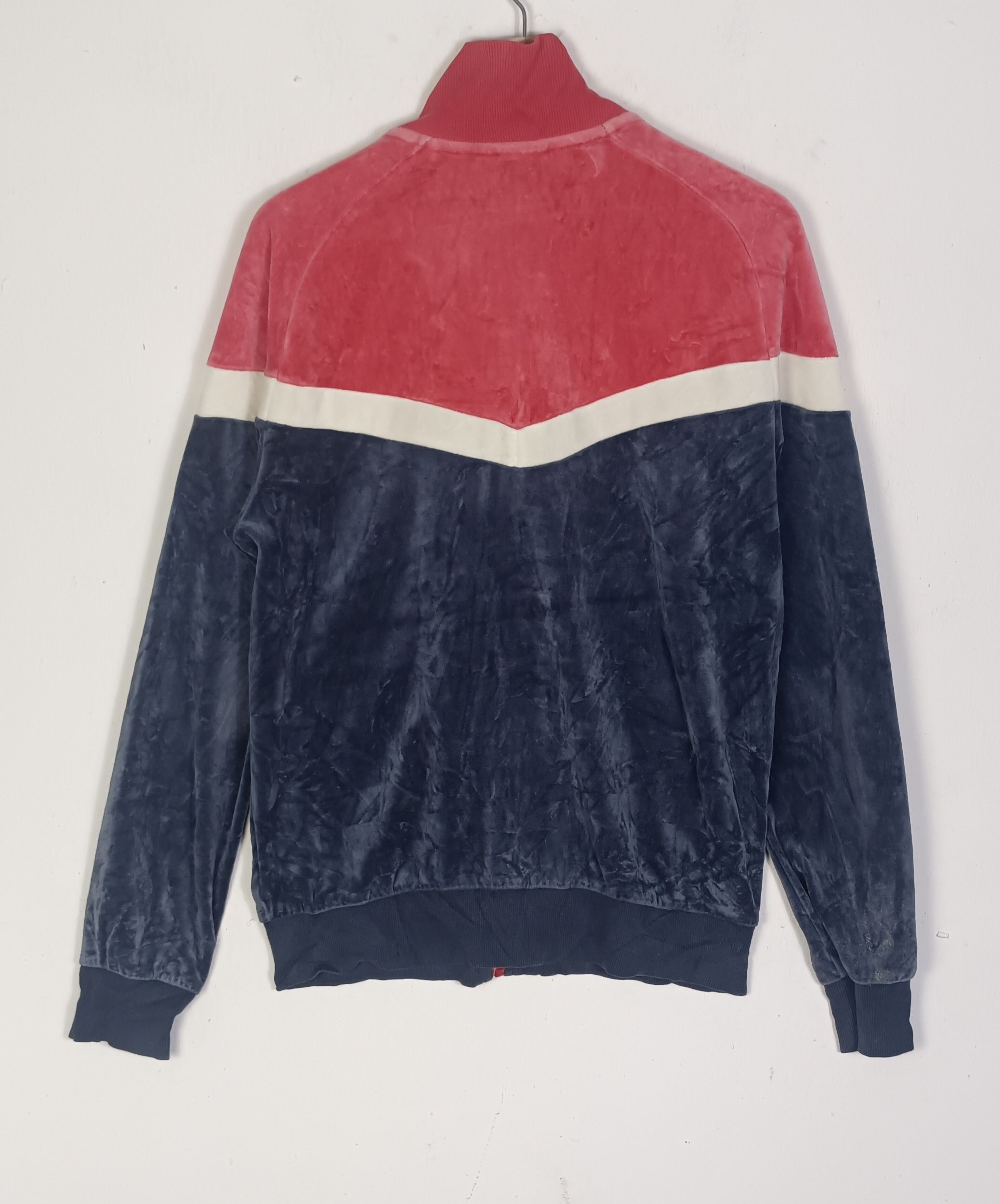 Nike 00's NIKE velour track jacket M with embroidered logo Size US M / EU 48-50 / 2 - 2 Thumbnail