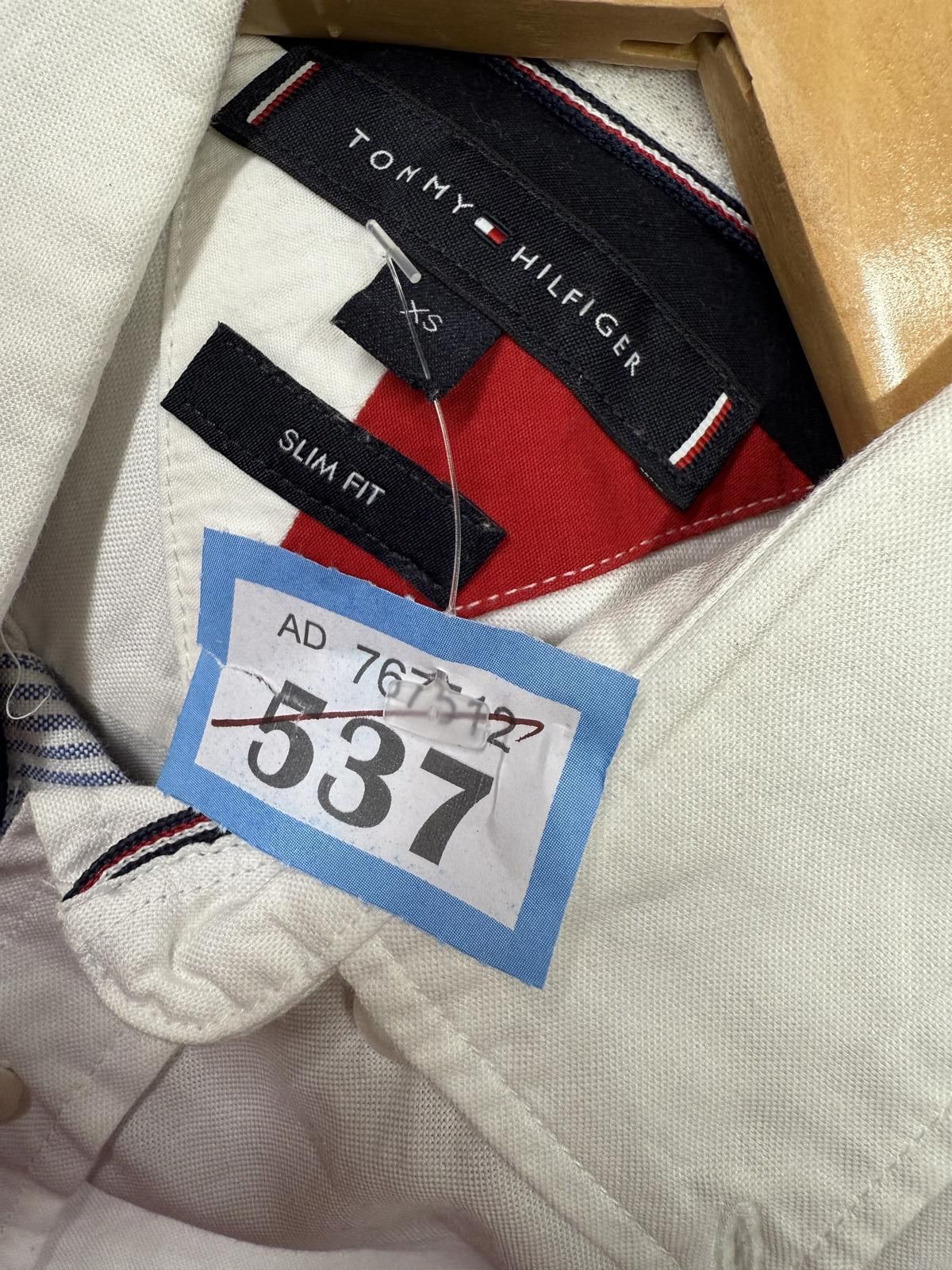 Tommy Hilfiger Tommy Hilfiger Slim Fit Striped Long Sleeve Shirt XS Size US XS / EU 42 / 0 - 2 Thumbnail