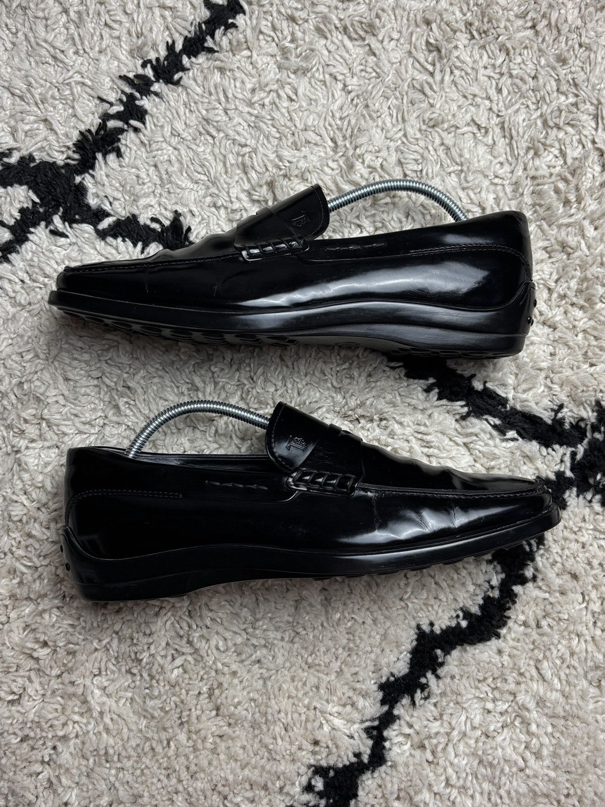 Tod's Tod’s Patent Leather Penny Loafers Luxury Vintage Shoes Size US 7 / EU 40 - 4 Thumbnail