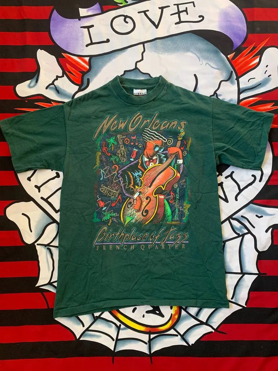 Vintage Vintage New Orleans Jazz festival tshirt Size M 90s Size US M / EU 48-50 / 2 - 1 Thumbnail