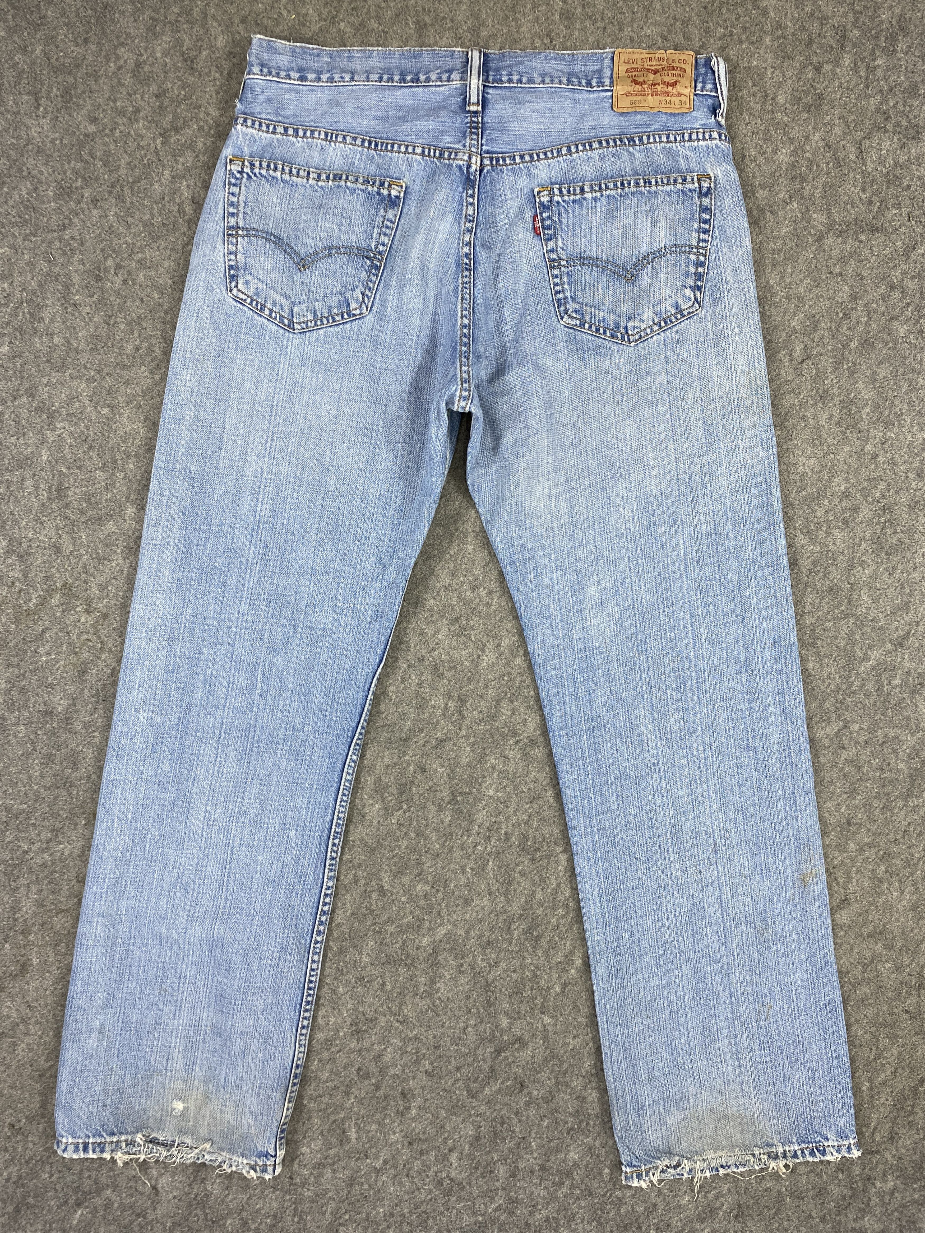 Levi's Blue Wash Vintage Levi's 569 36x32.5 Denim -JN2103 Size US 36 / EU 52 - 2 Thumbnail