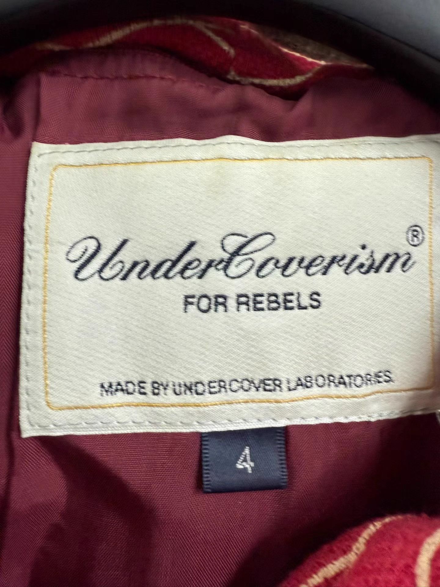 Undercover UNDERCOVER 08SS See-Through Panel Leather Jacket K20 Size US XL / EU 56 / 4 - 5 Thumbnail