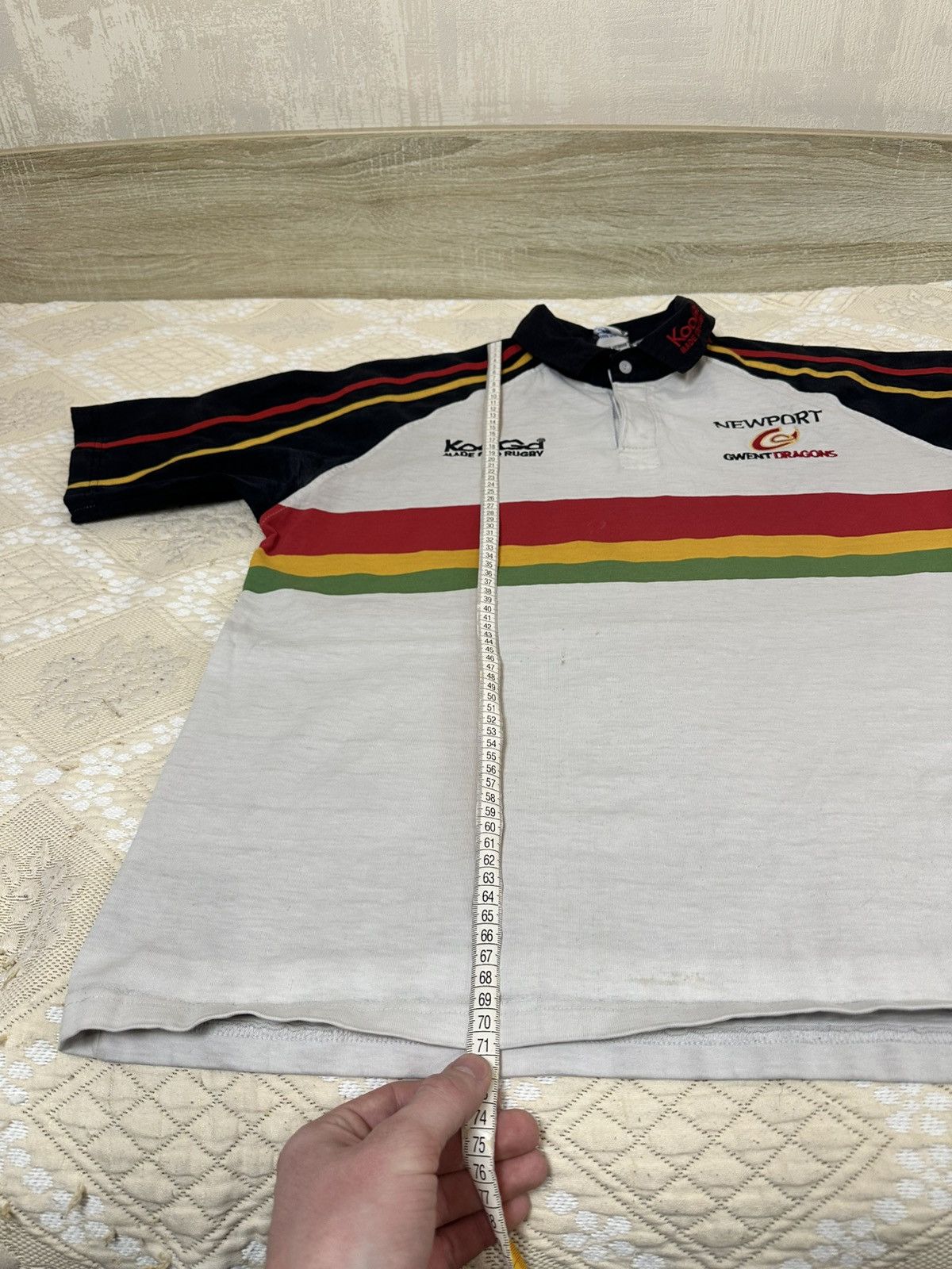 Vintage 🔥 2003 2005 Newport Gwent Dragons Rugby Pro Away Shirt Size US XL / EU 56 / 4 - 11 Thumbnail