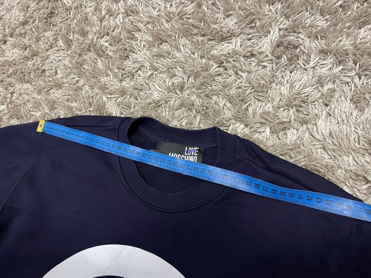 Moschino Love Moschino Peace Logo Sweatshirt Navy Blue Size M 100% Size US M / EU 48-50 / 2 - 13 Thumbnail
