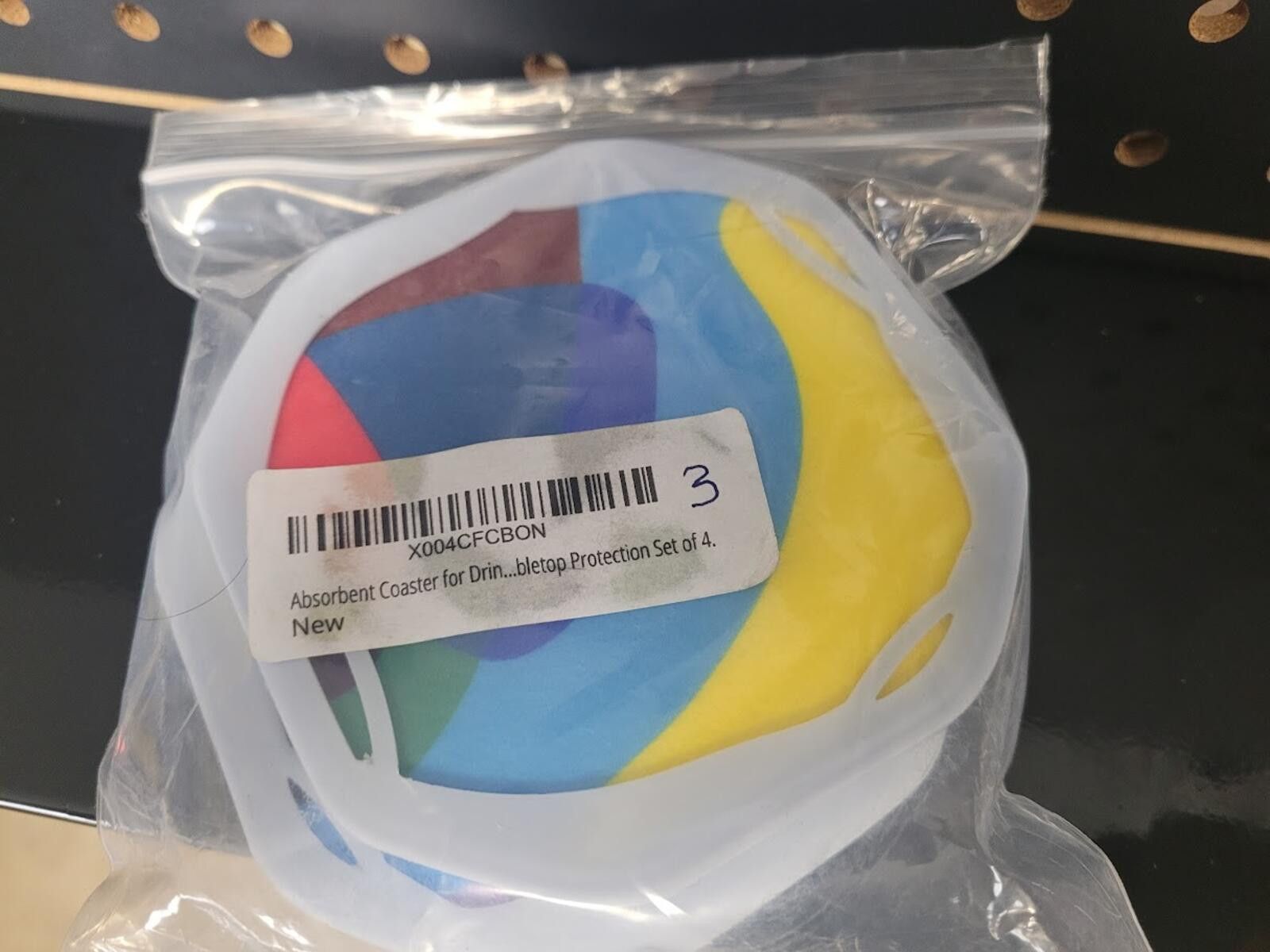 Genetic Manipulation Shinichiro Kuriya Colorful Absorbent Drink Coaster Set of 4 - Vibrant & Fun! Size ONE SIZE - 3 Thumbnail