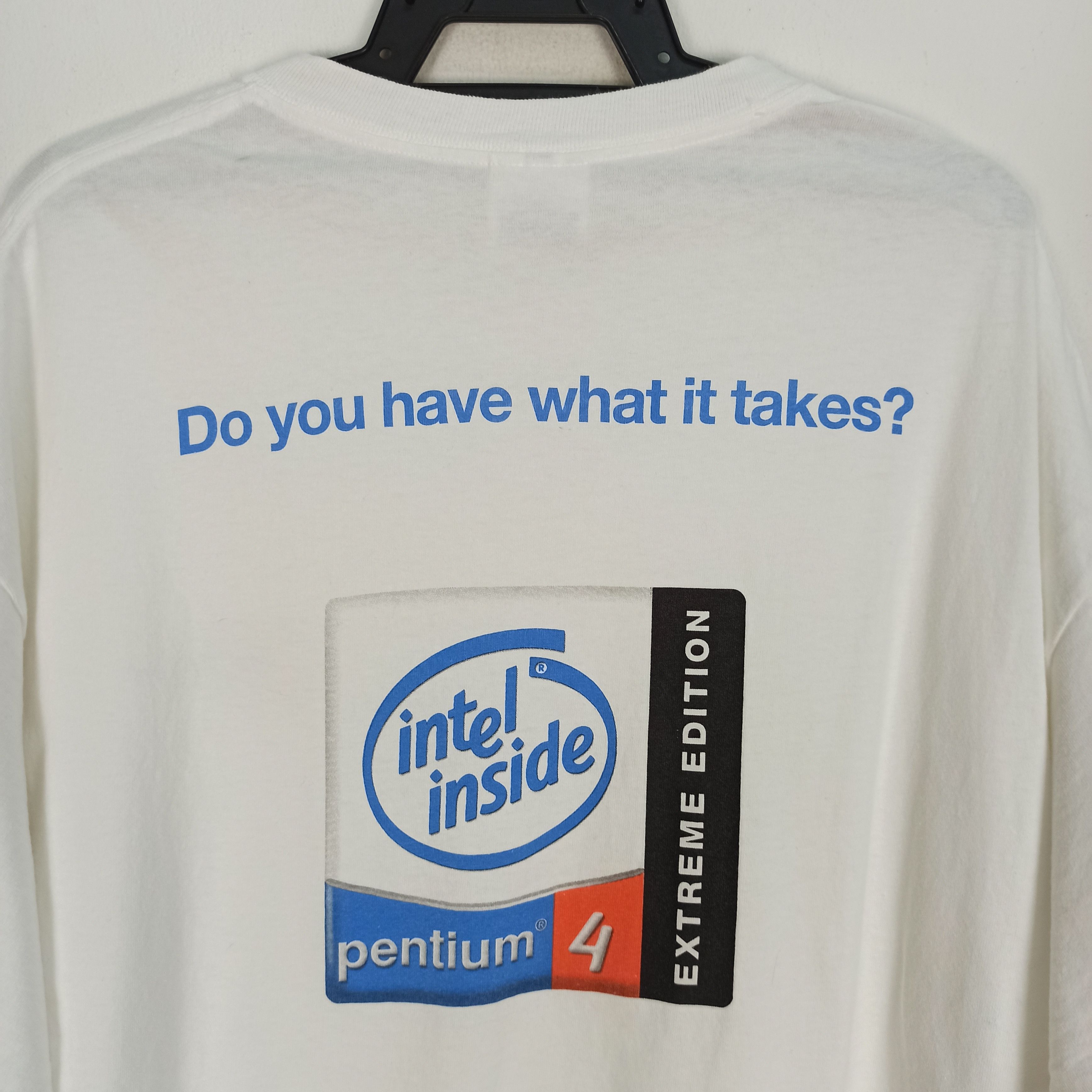 Apple Vintage Intel Inside Pentium 4 Promo Tshirt Size US XL / EU 56 / 4 - 2 Thumbnail