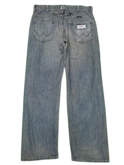 Jean × Vintage × Wrangler WRANGLER BAGGY JEANS VINTAGE LOOK FADED Size US 36 / EU 52 - 3 Thumbnail