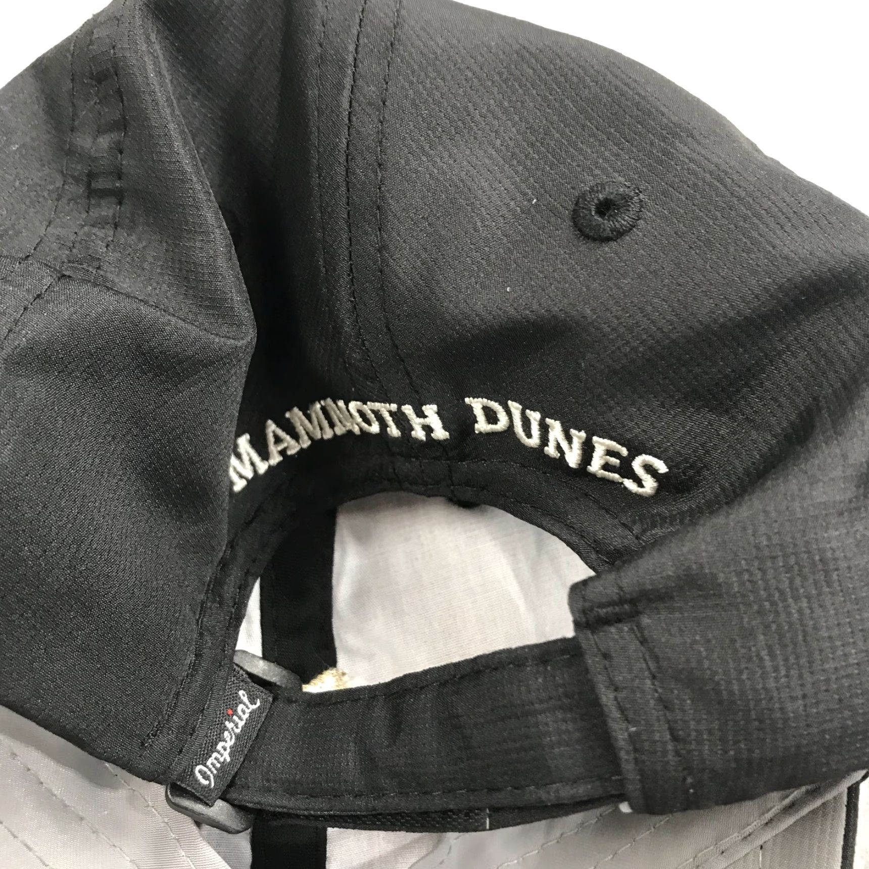 Imperial Mammoth Dunes Golf Hat Adult One Size Strapback Black Imperial Adjustable 100 Size ONE SIZE - 6 Thumbnail
