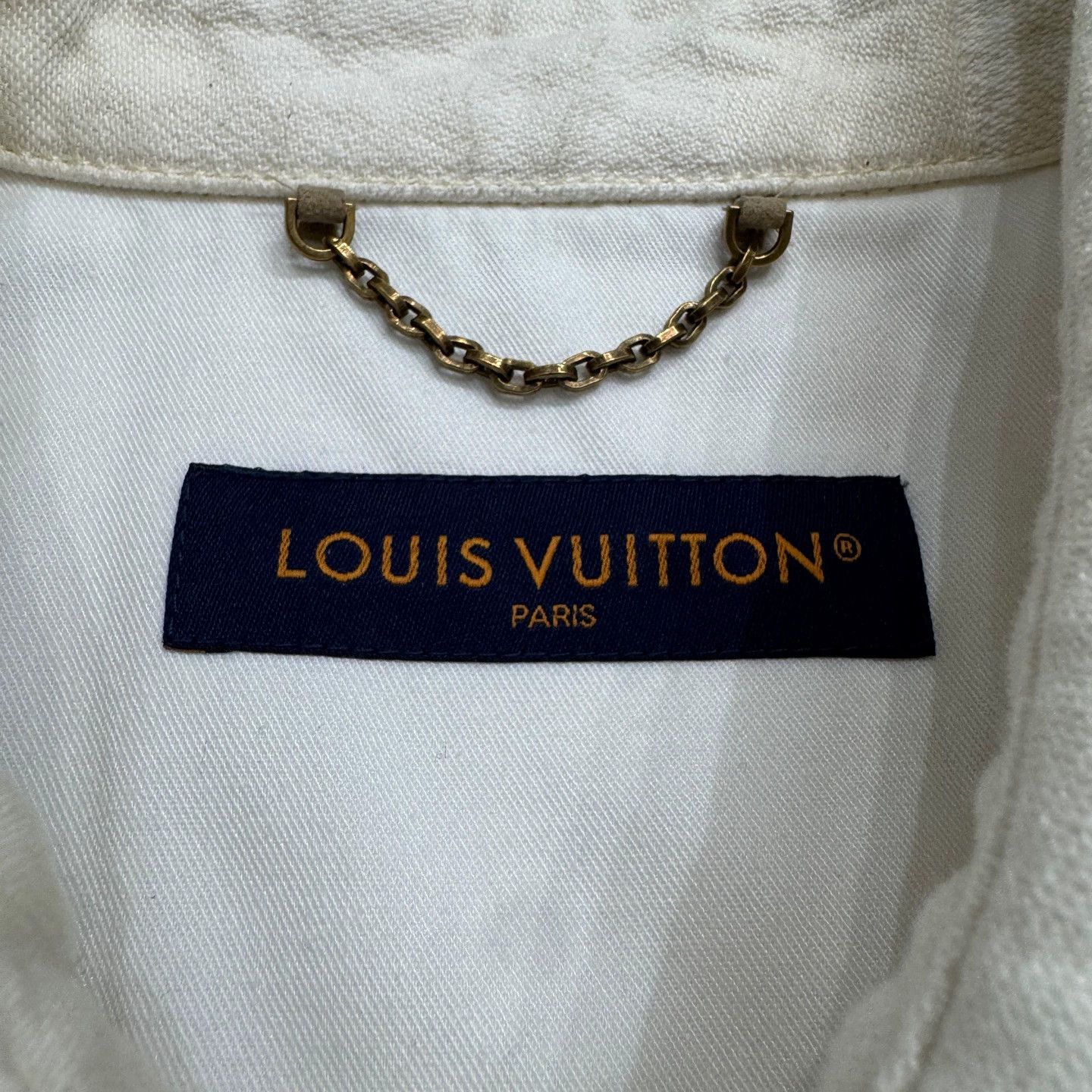 Louis Vuitton Louis Vuitton LV Damier Denim Short Sleeve Tee L Size US L / EU 52-54 / 3 - 2 Thumbnail