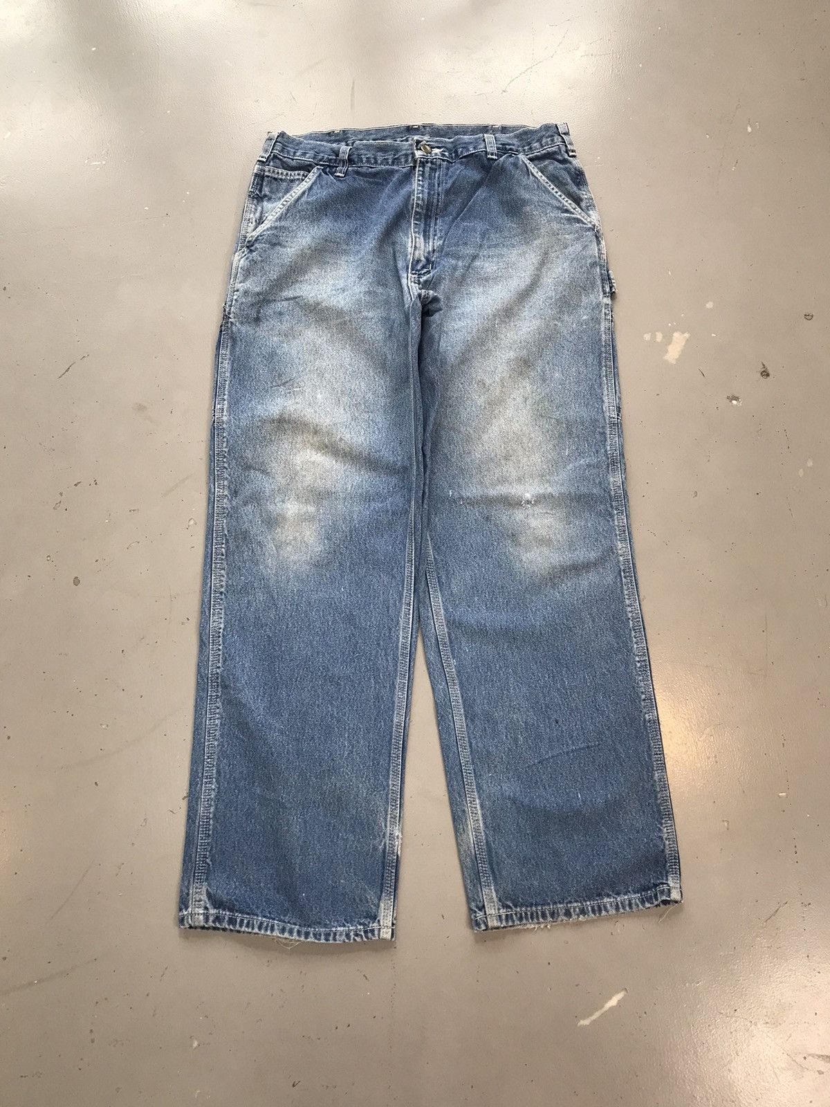 Carhartt × Vintage Vintage Carhartt carpenter straight fit denim Size US 36 / EU 52 - 1 Thumbnail