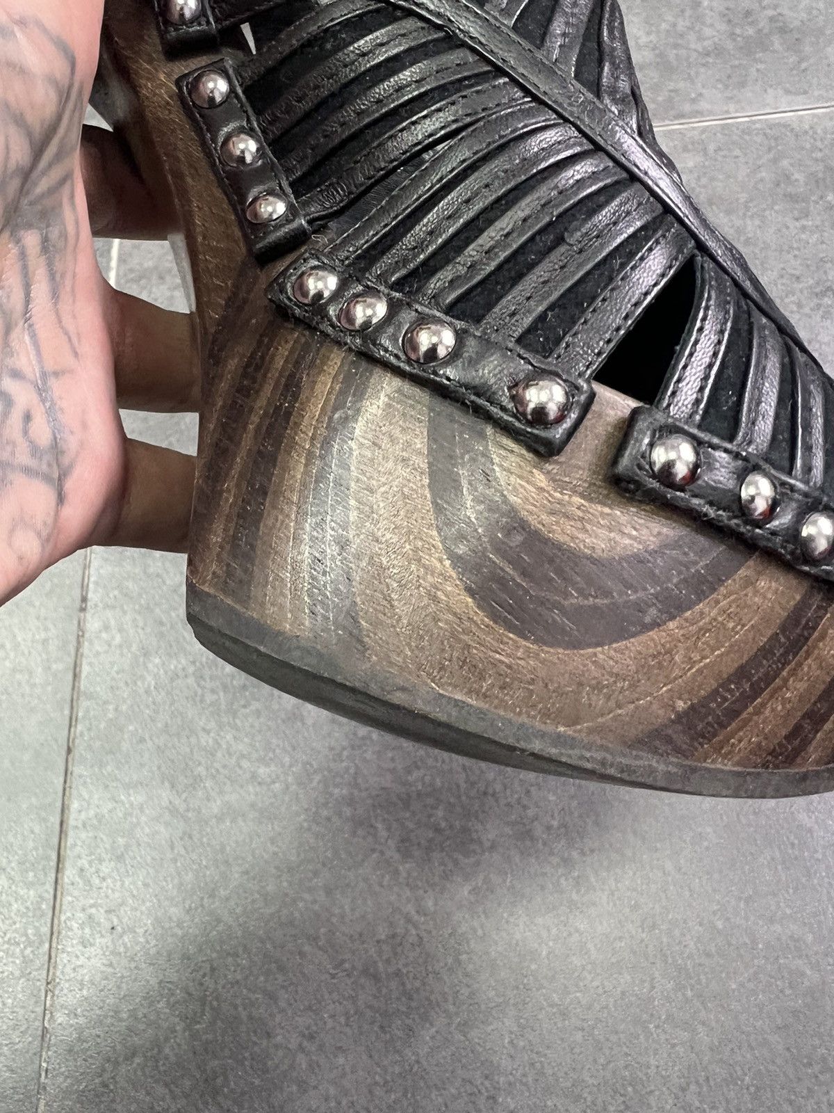 Dior Archive Dior John Galliano couchette y2k heels sandals Size US 8.5 / IT 38.5 - 16 Thumbnail