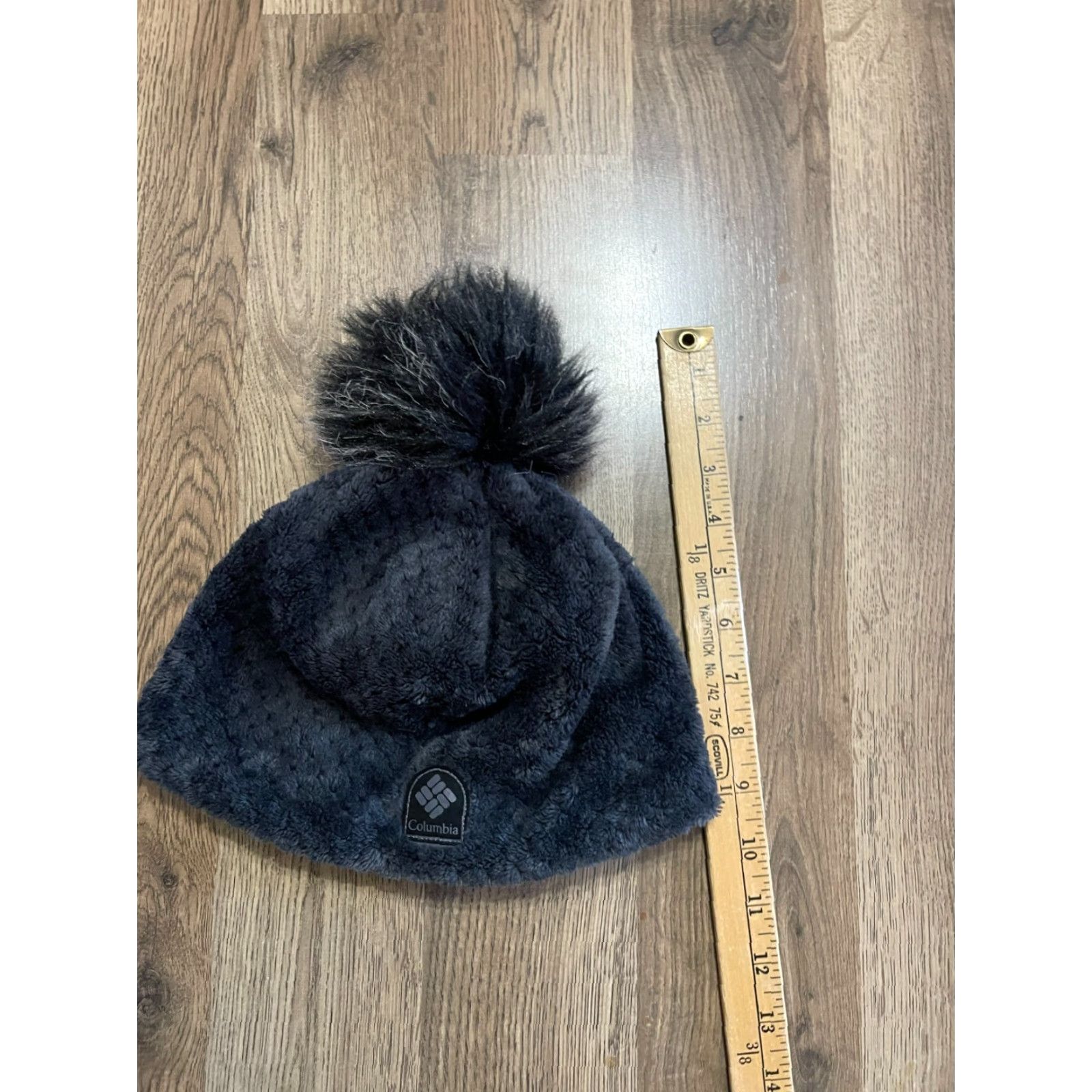 Vintage Columbia Hats Women's Gray Winter Beanie Pompom Top Size ONE SIZE - 5 Thumbnail
