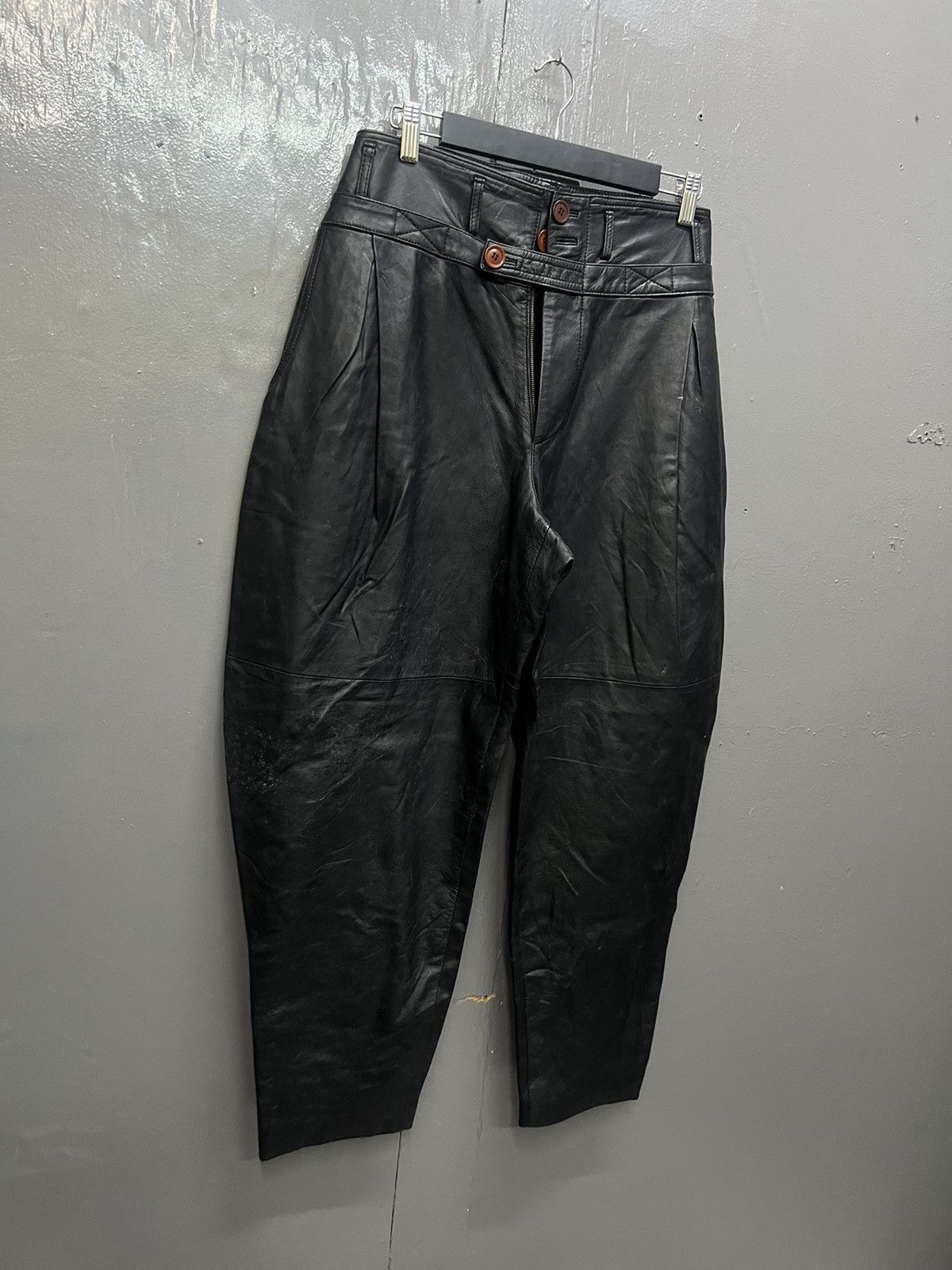 Genuine Leather Genuine Leather Baggy Pants Size 30 Size US 30 / EU 46 - 4 Thumbnail