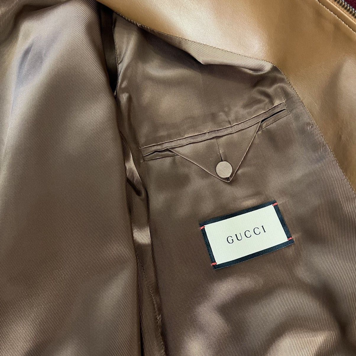 Gucci Gucci Leather Jacket in Large Size US L / EU 52-54 / 3 - 5 Thumbnail