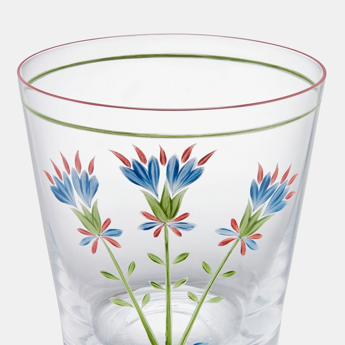 Dior o1bcso1str0226 Size:OS/Hand-Paint Water Glass in Green/Blue Size ONE SIZE - 2 Thumbnail