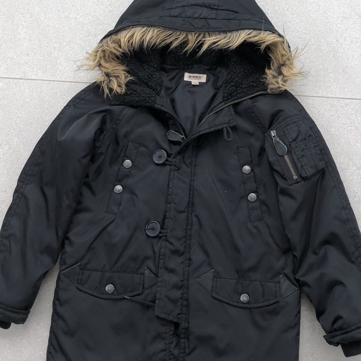 Avirex Avirex Kids - Outerwear N-3B Embroidery Logo Military Jacket Size US XXS / EU 40 - 6 Thumbnail
