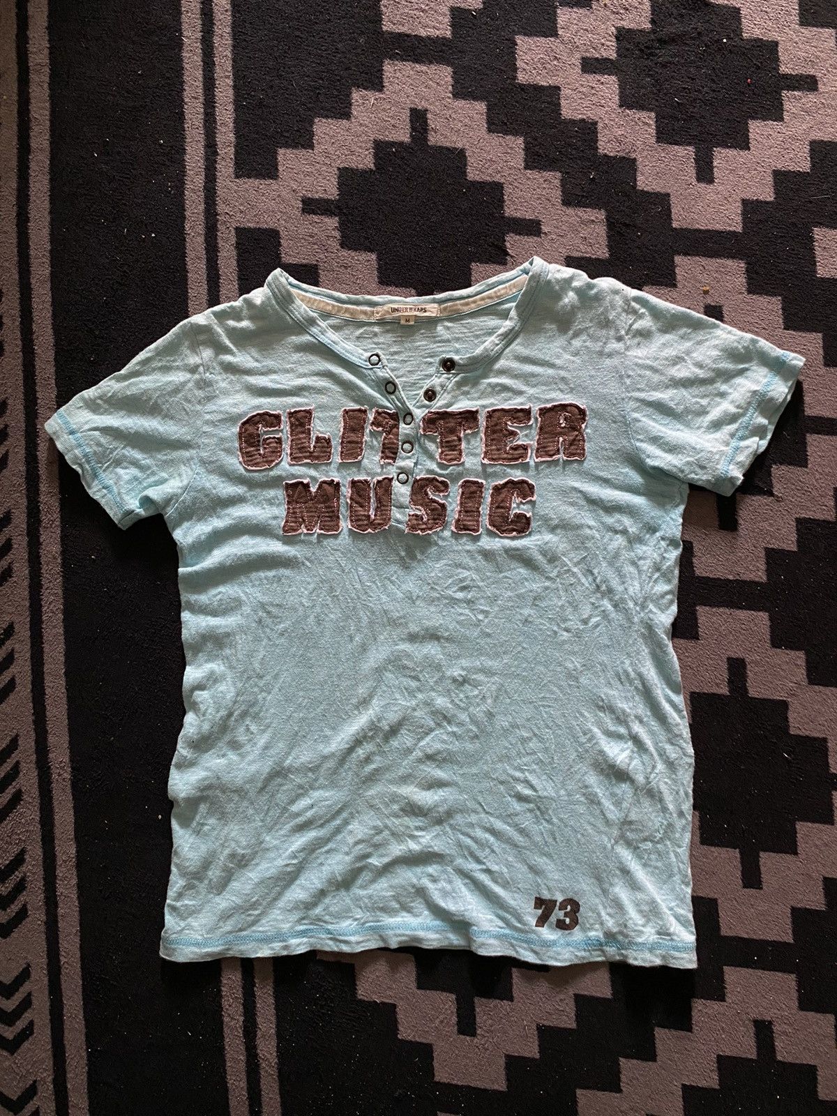 Angel Blue Japanese glitter music tee Size US M / EU 48-50 / 2 - 1 Thumbnail