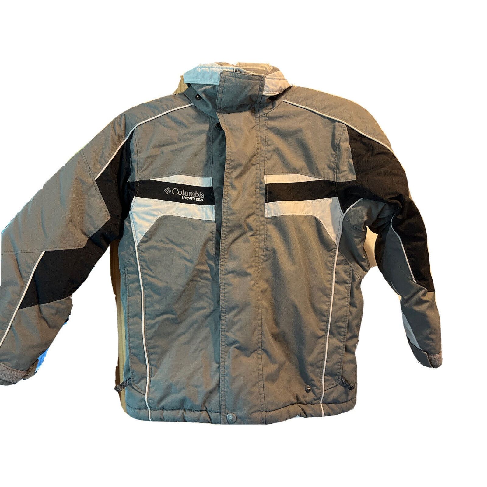 Columbia Columbia Vertex Youth Size 8 Gray LS Zip Lined Winter Jacket Size M / US 6-8 / IT 42-44 - 1 Thumbnail