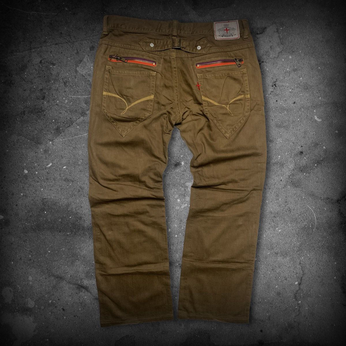 Japanese Brand GENOESE Japanese Archive Zip Pocket Military Pants xl Size US 33 - 6 Thumbnail