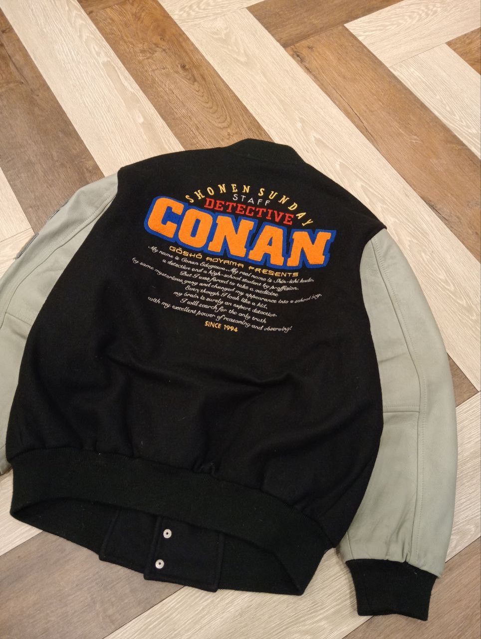Japanese Brand DETECTIVE CONAN 14TH LIMITED STADIUM JACKET Size US L / EU 52-54 / 3 - 16 Thumbnail