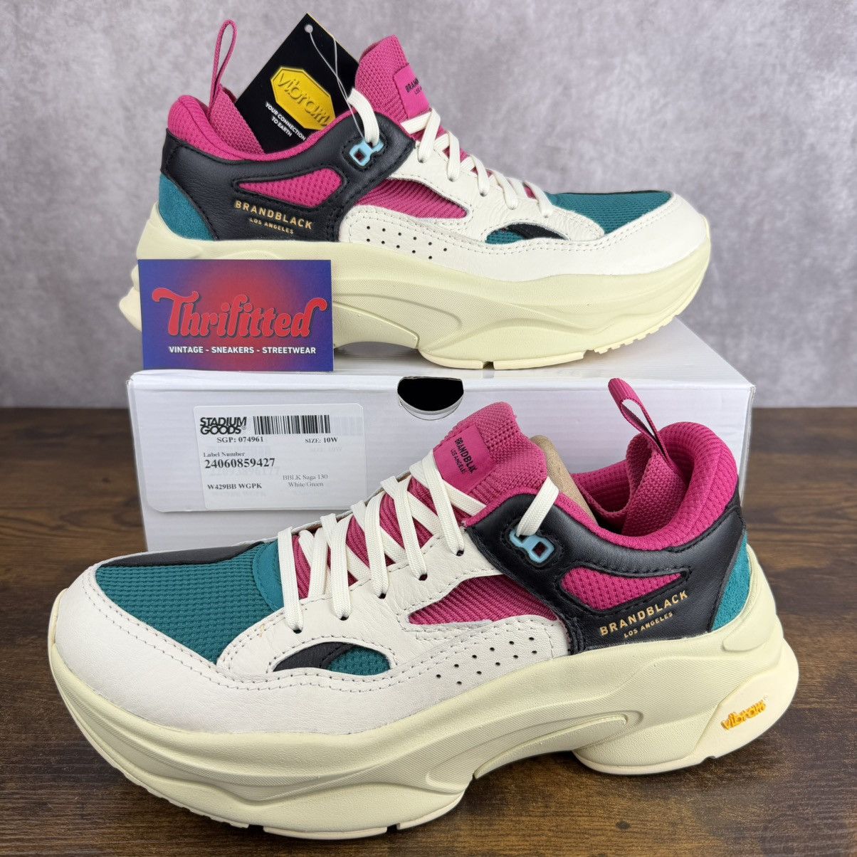 Brandblack NEW Brandblack Los Angeles Saga 130 White/GreenW429BB-WGPK Size US 10 / IT 40 - 1 Thumbnail