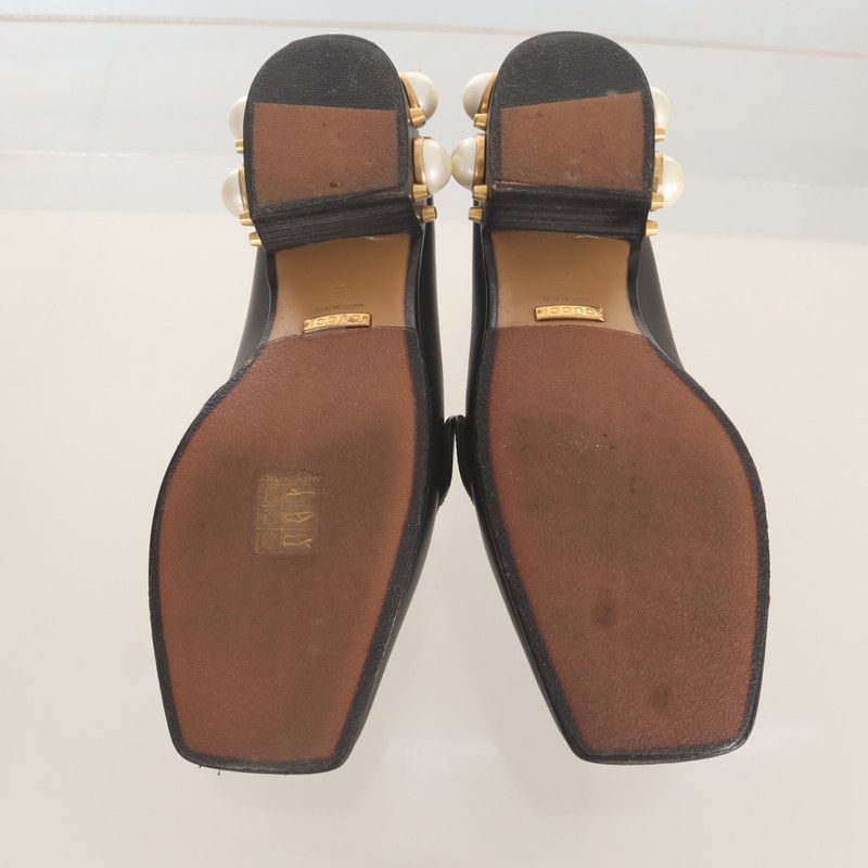 Gucci Gucci Black Pearl Mary Jane Shoes - Size US 5 / EU 37 - 2 Thumbnail