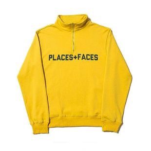 Places + Faces Places+Faces Yellow Quarter Zip Size US S / EU 44-46 / 1 - 1 Thumbnail