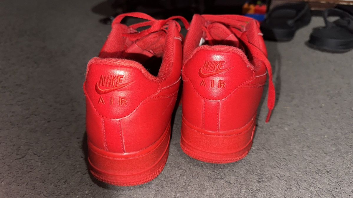 Jordan Brand Air Force 1s fully red Size US 10.5 / EU 43-44 - 4 Thumbnail