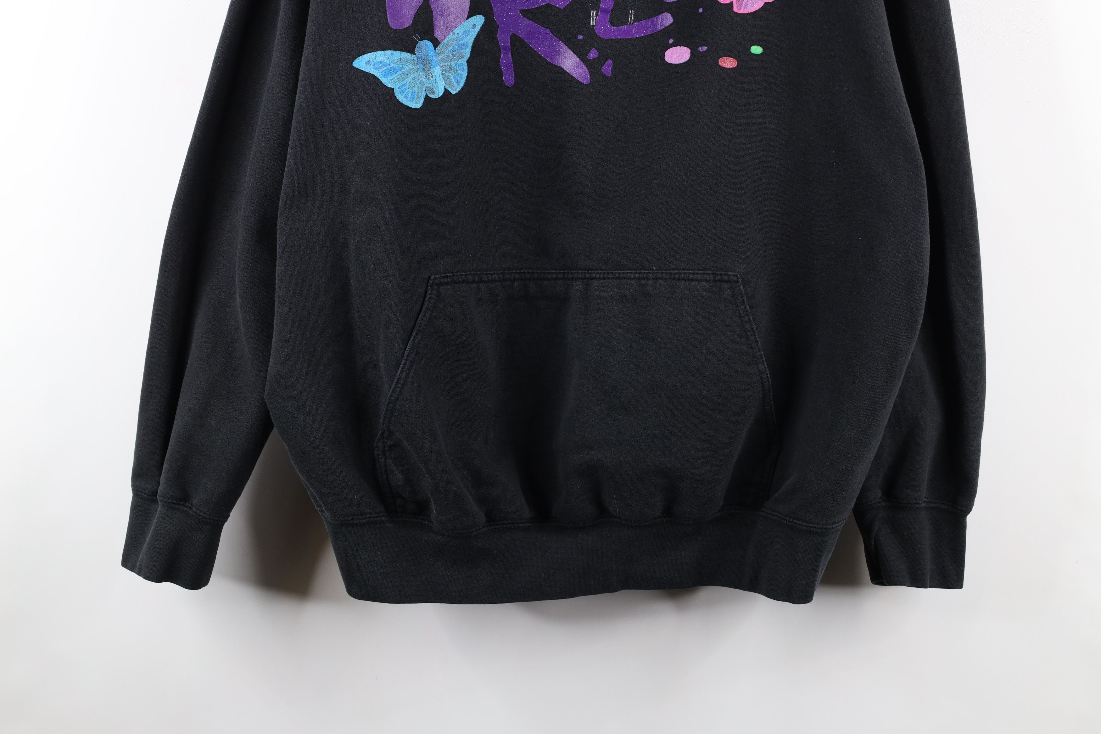 Vintage Vintage Streetwear Butterfly Pills Juice Wrld Hoodie Black Size US XL / EU 56 / 4 - 3 Thumbnail