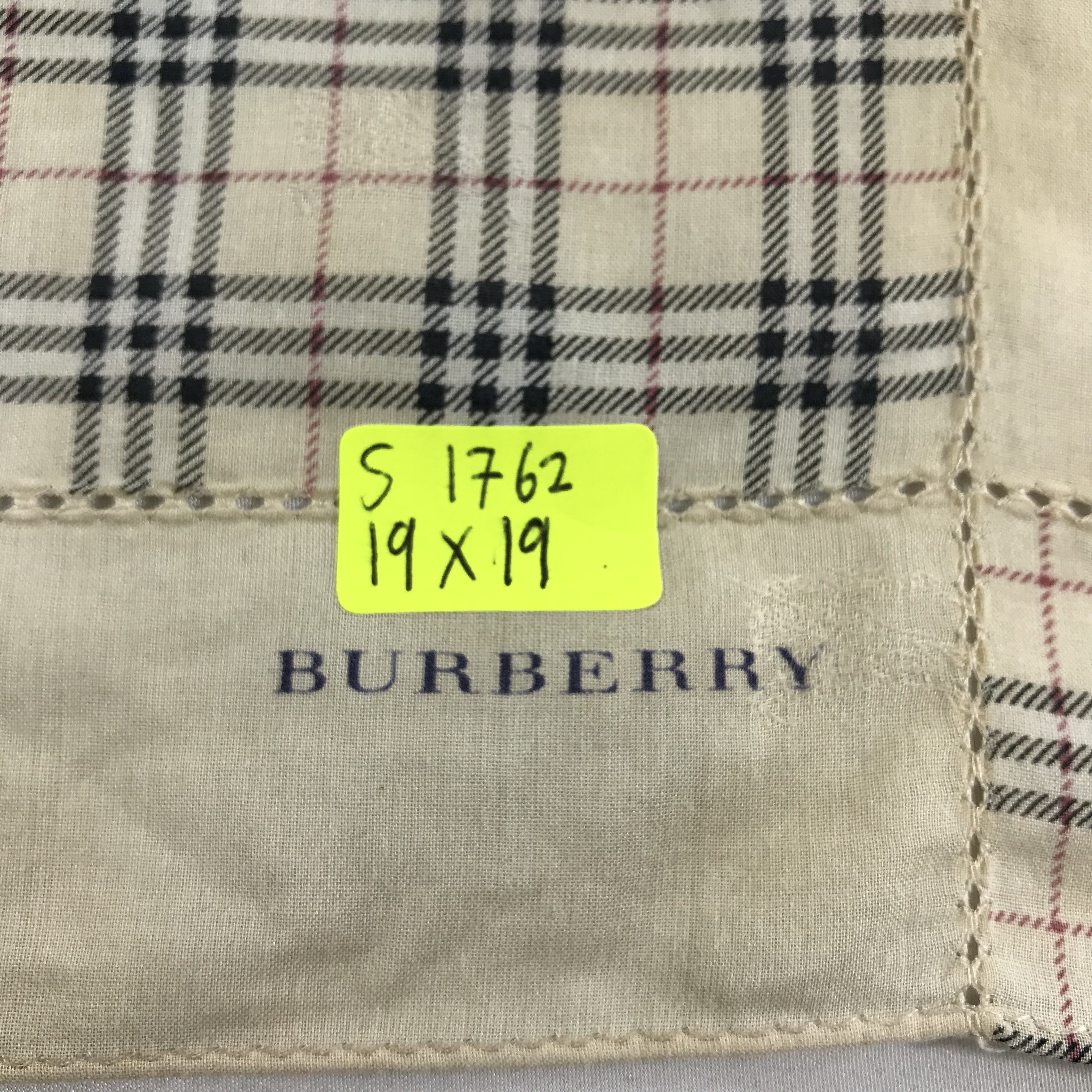 Burberry × Vintage Burberry Bandana / Handkerchief / Neckerchief -S1762 Size ONE SIZE - 7 Thumbnail