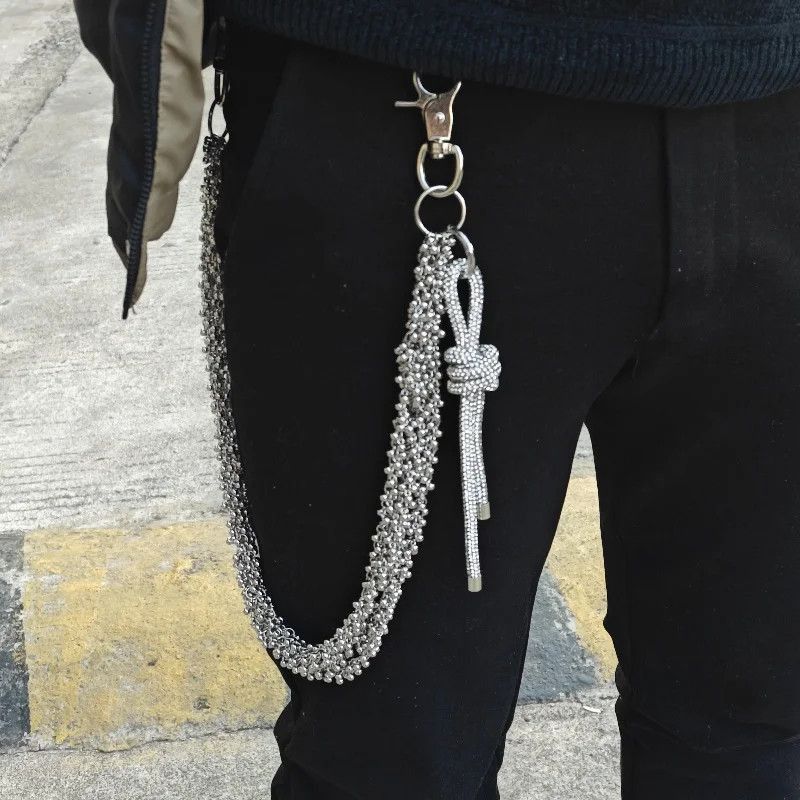 Japanese Brand × Jewelry Rhinestone Knot Punk Pants Chain Size ONE SIZE - 2 Thumbnail