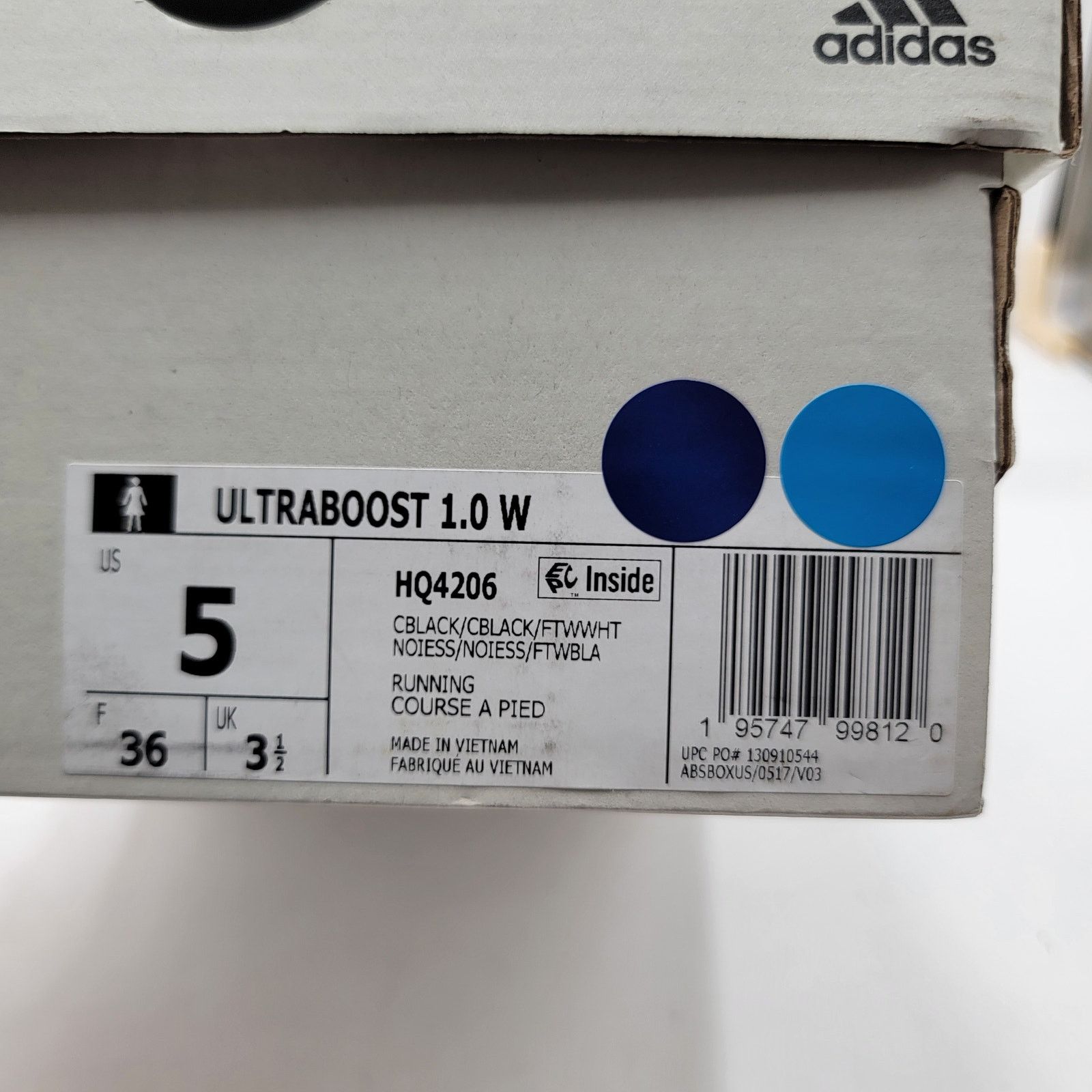Adidas Adidas UltraBoost 1.0 'Double Black' - Women's Size 5 - NIB Size US 5 / IT 35 - 9 Thumbnail