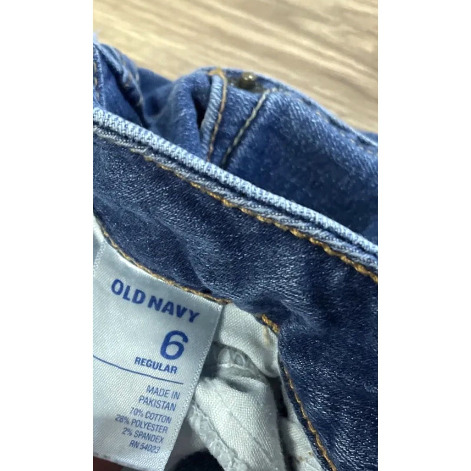 Old Navy VINTAGE Old Navy Rock Star Skinny Jeans Women’s Size 6 Blue Medium Wash Stretch Size 28" / US 6 / IT 42 - 2 Thumbnail