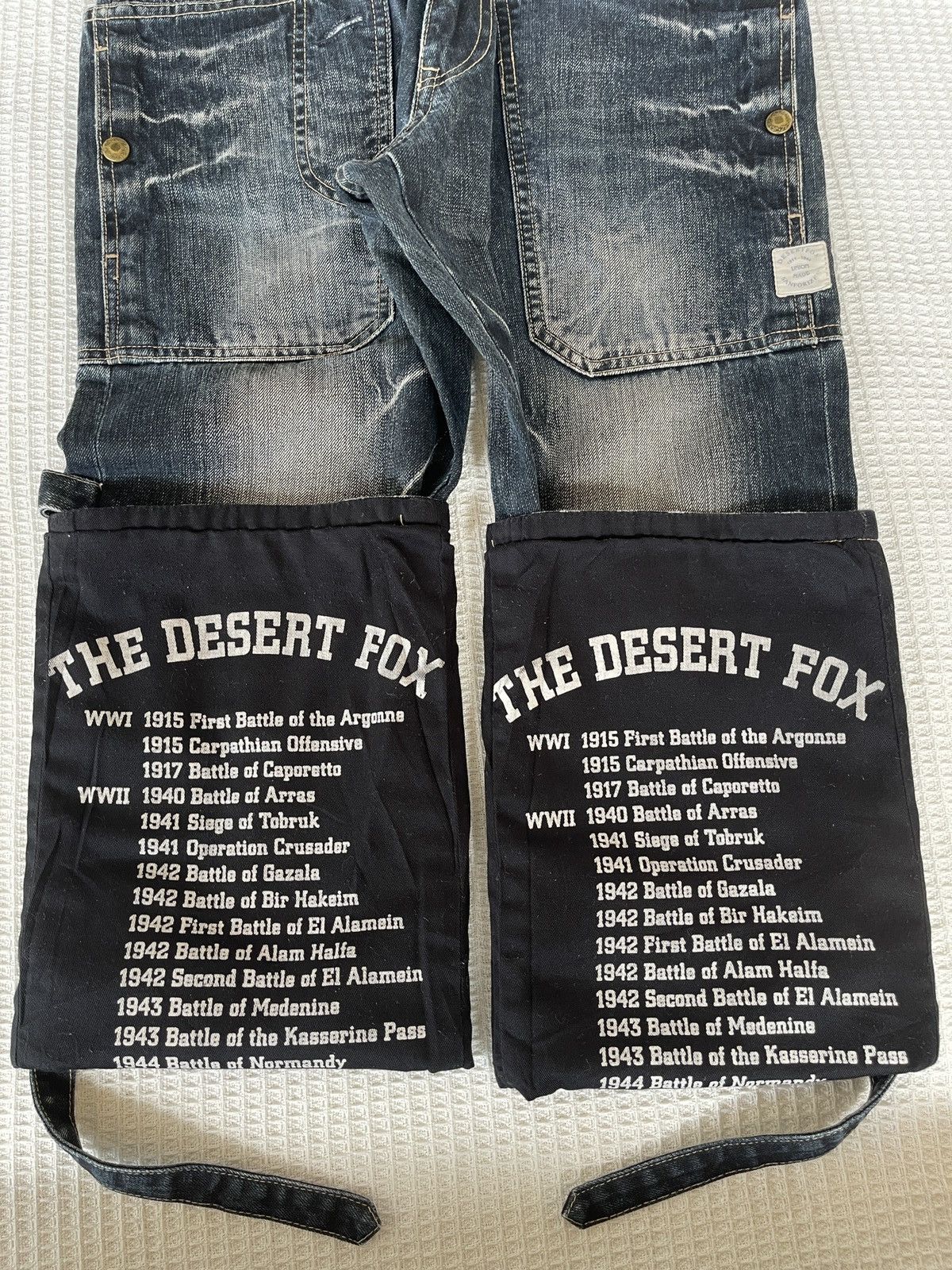 Hysteric Glamour Rare‼️Vtg’90s🔥PPFM🔥DESERTFOX SANFORIZED UNION MADE JEANS Size US 31 - 9 Thumbnail