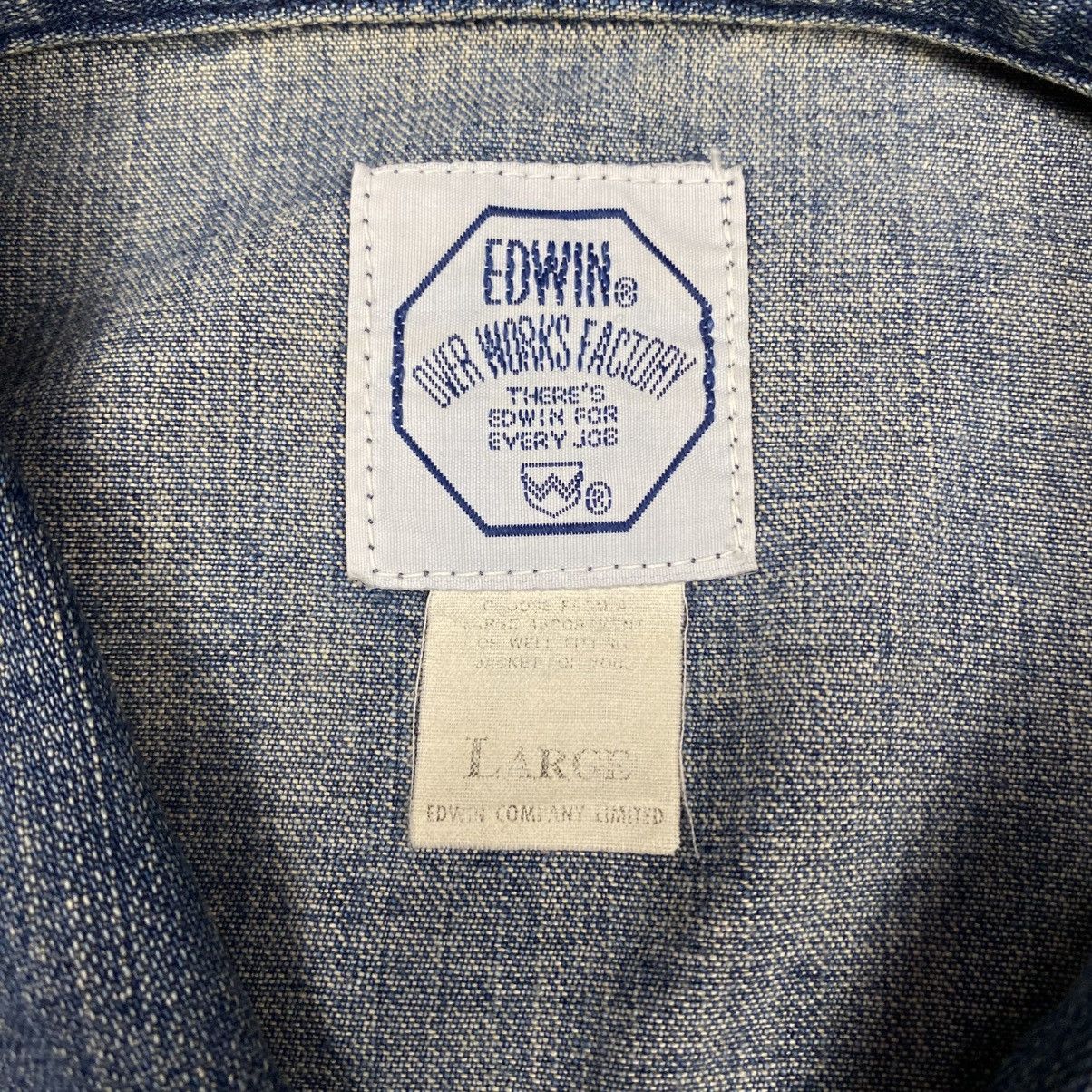 Edwin × Vintage Vintage Edwin Two Pocket Denim Work Jacket Size US L / EU 52-54 / 3 - 7 Thumbnail