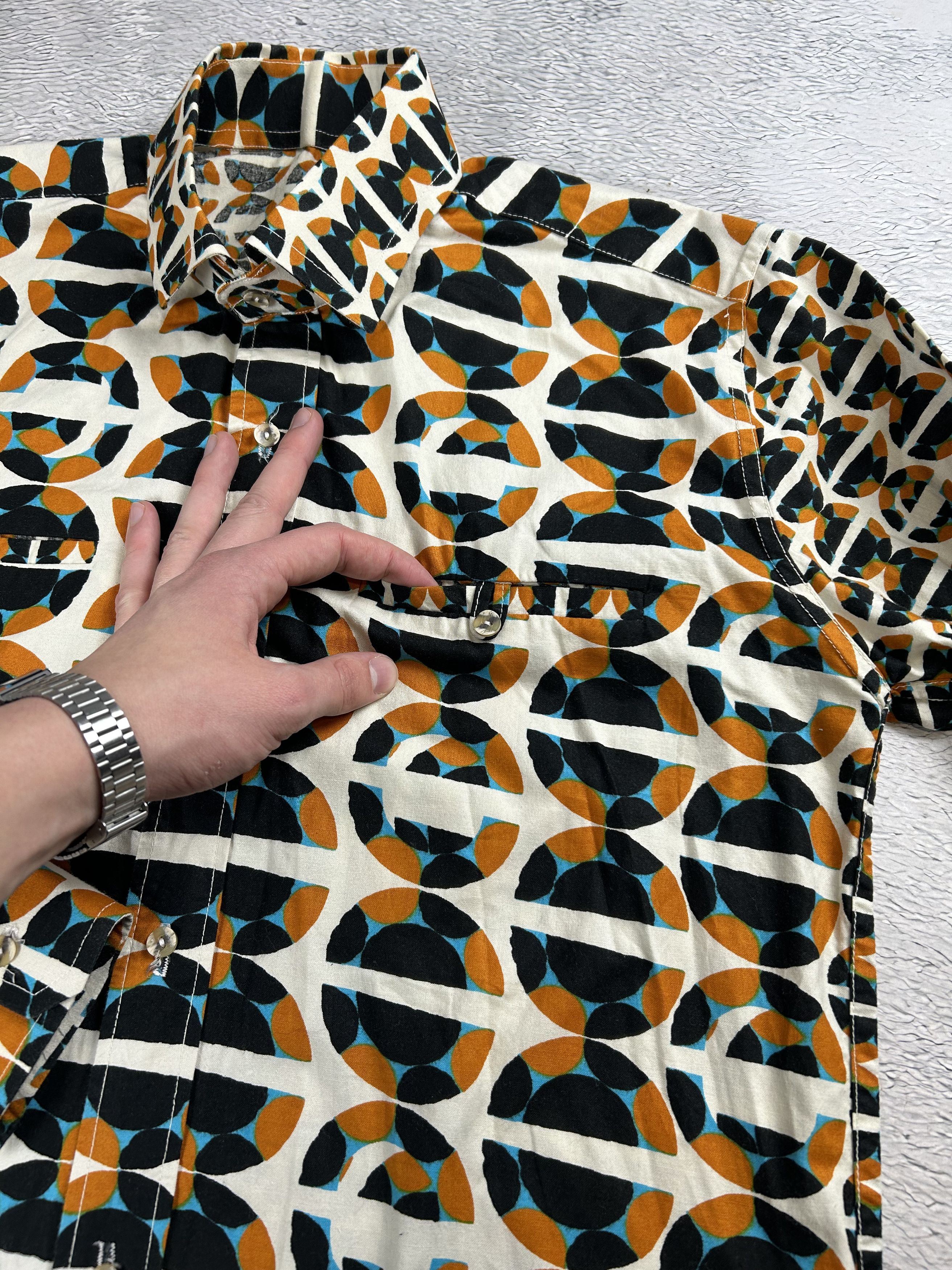 Flannel × Japanese Brand × Vintage Vintage Oldmoney style shirts Monogram AOP Mambo style Size US L / EU 52-54 / 3 - 3 Thumbnail