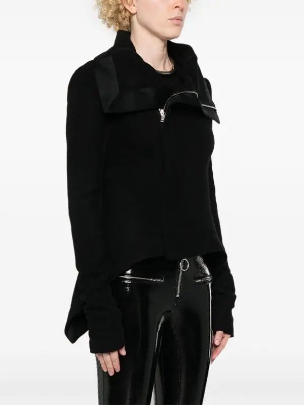 Rick Owens o1y0126 Biker Jacket in Black Size S / US 4 / IT 40 - 2 Thumbnail