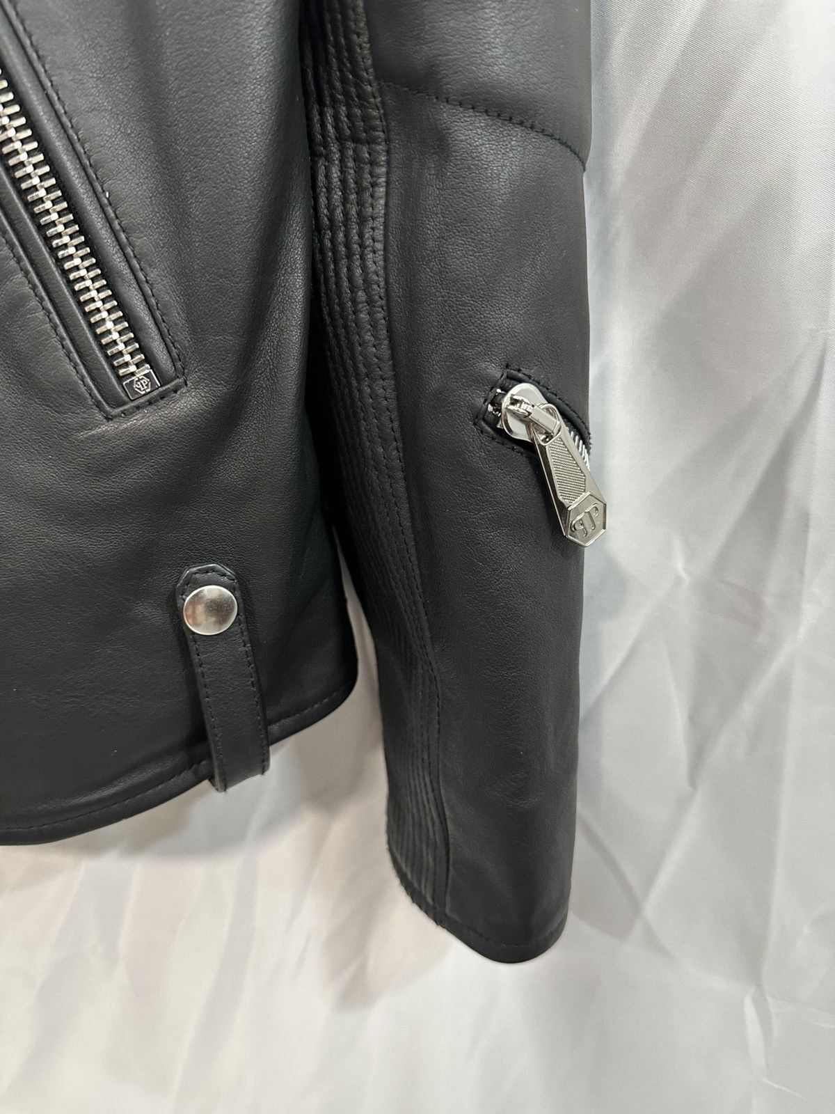 Philipp Plein PHILIPP PLEIN LEATHER SKULL JACKET Size US L / EU 52-54 / 3 - 10 Thumbnail