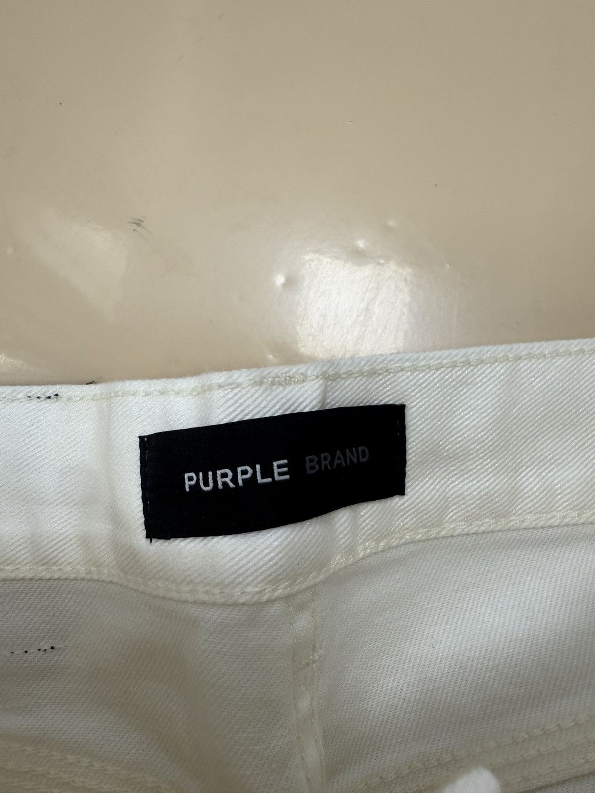 Other Purple Brand Pearlescent off white Jeans Size 26" / US 2 / IT 38 - 4 Thumbnail