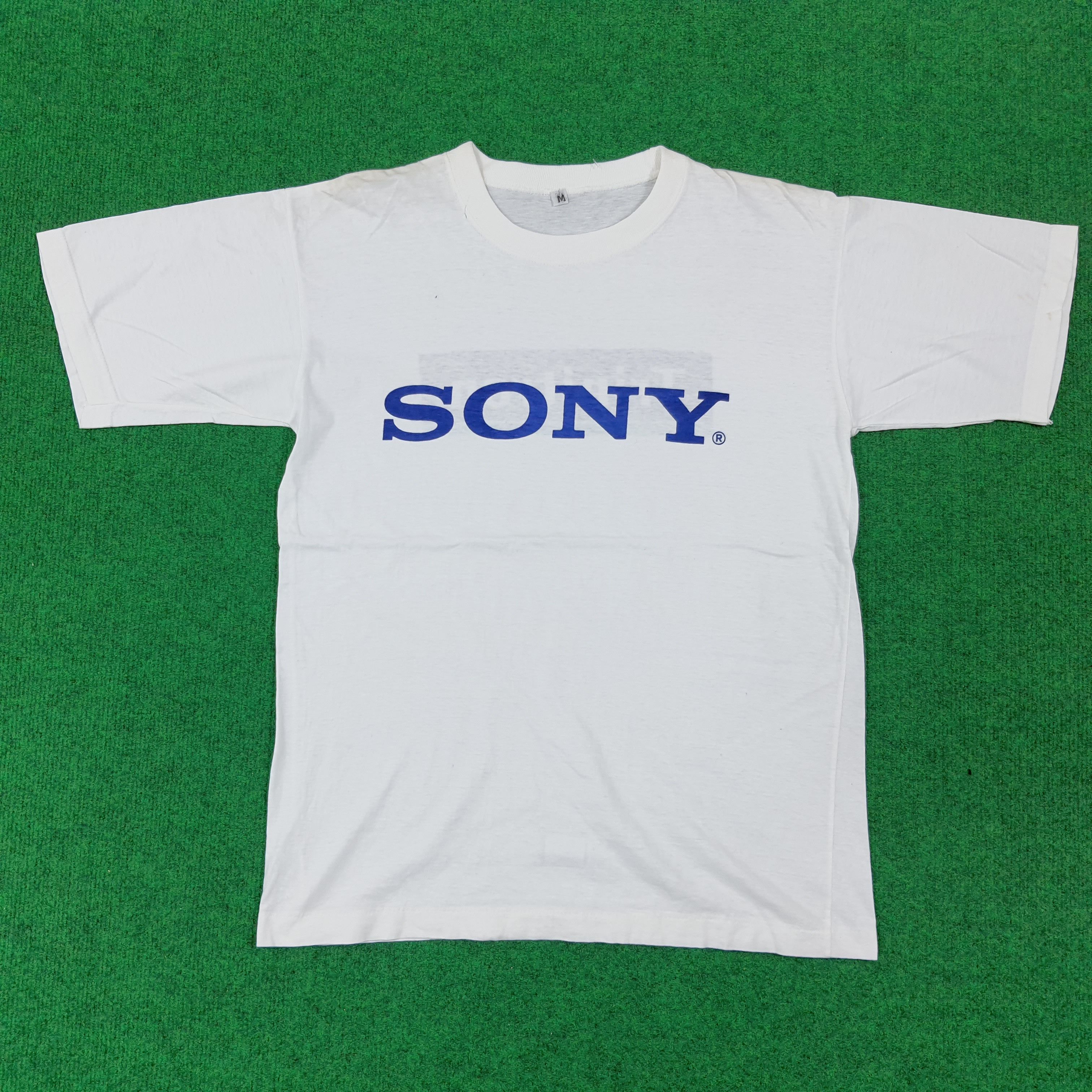 Japanese Brand × Sony × Vintage Vintage SONY Japan Tech Brand Spell Out Tshirt Size US M / EU 48-50 / 2 - 1 Thumbnail