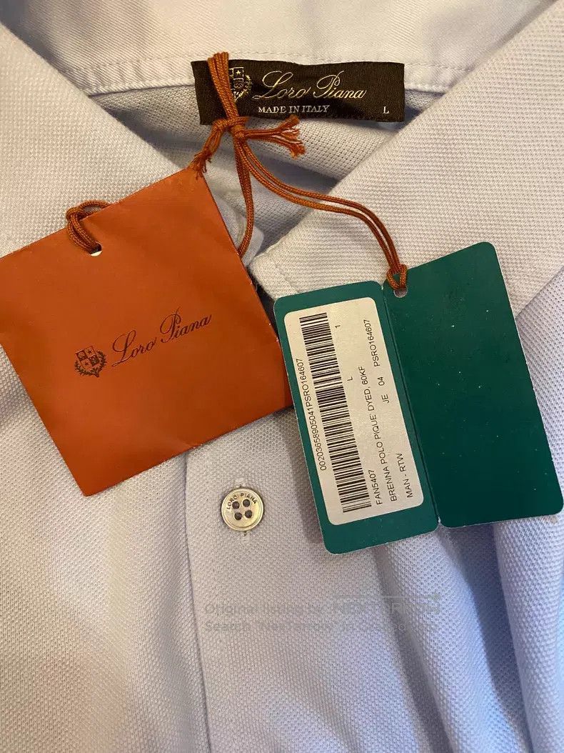 Loro Piana Loro Piana Italian-produced polo shirt Size US L / EU 52-54 / 3 - 4 Thumbnail