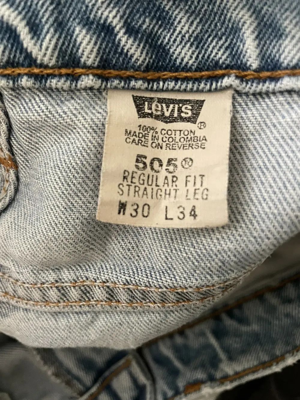 Levi's Vintage Levis 505 Size US 28 / EU 44 - 6 Thumbnail
