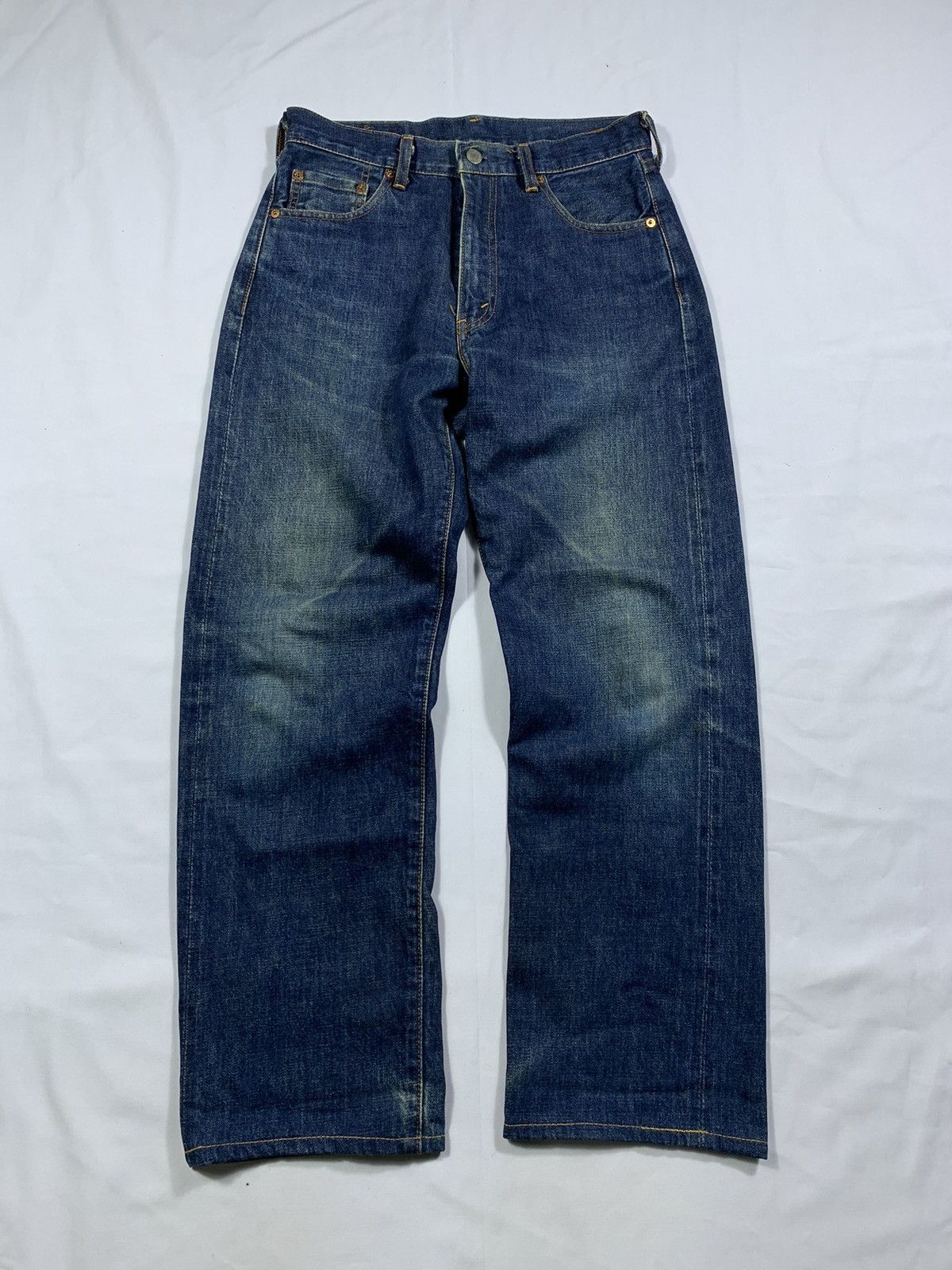 Levi's Vintage Levis 502 Big E Selvedge Button J22 Denim Jeans Size US 30 / EU 46 - 2 Thumbnail
