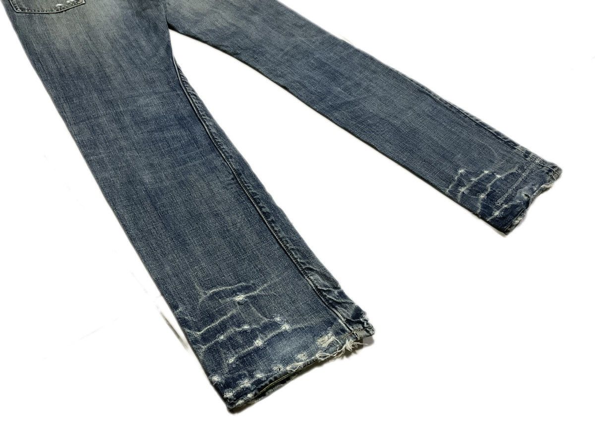 If Six Was Nine 🔥Sick Y2K Bartack Denim Mud Max Style Size US 29 - 10 Thumbnail