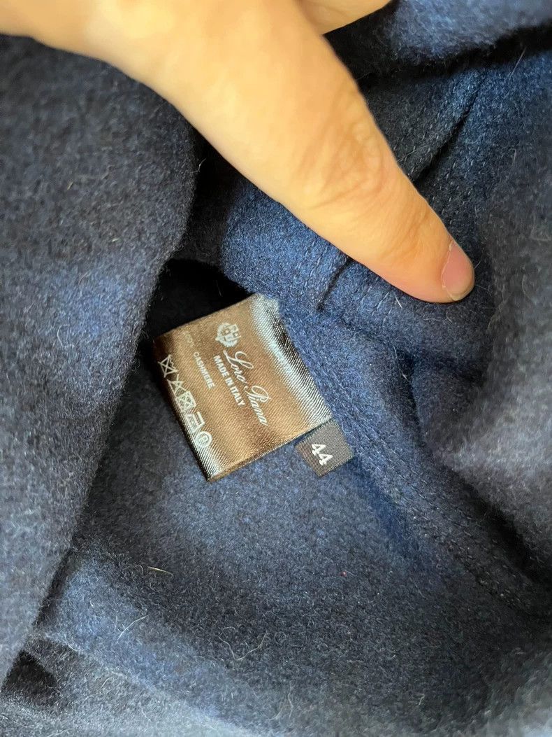Other Loro Piana Navy Cashmere Coat- Size US M / EU 48-50 / 2 - 4 Thumbnail