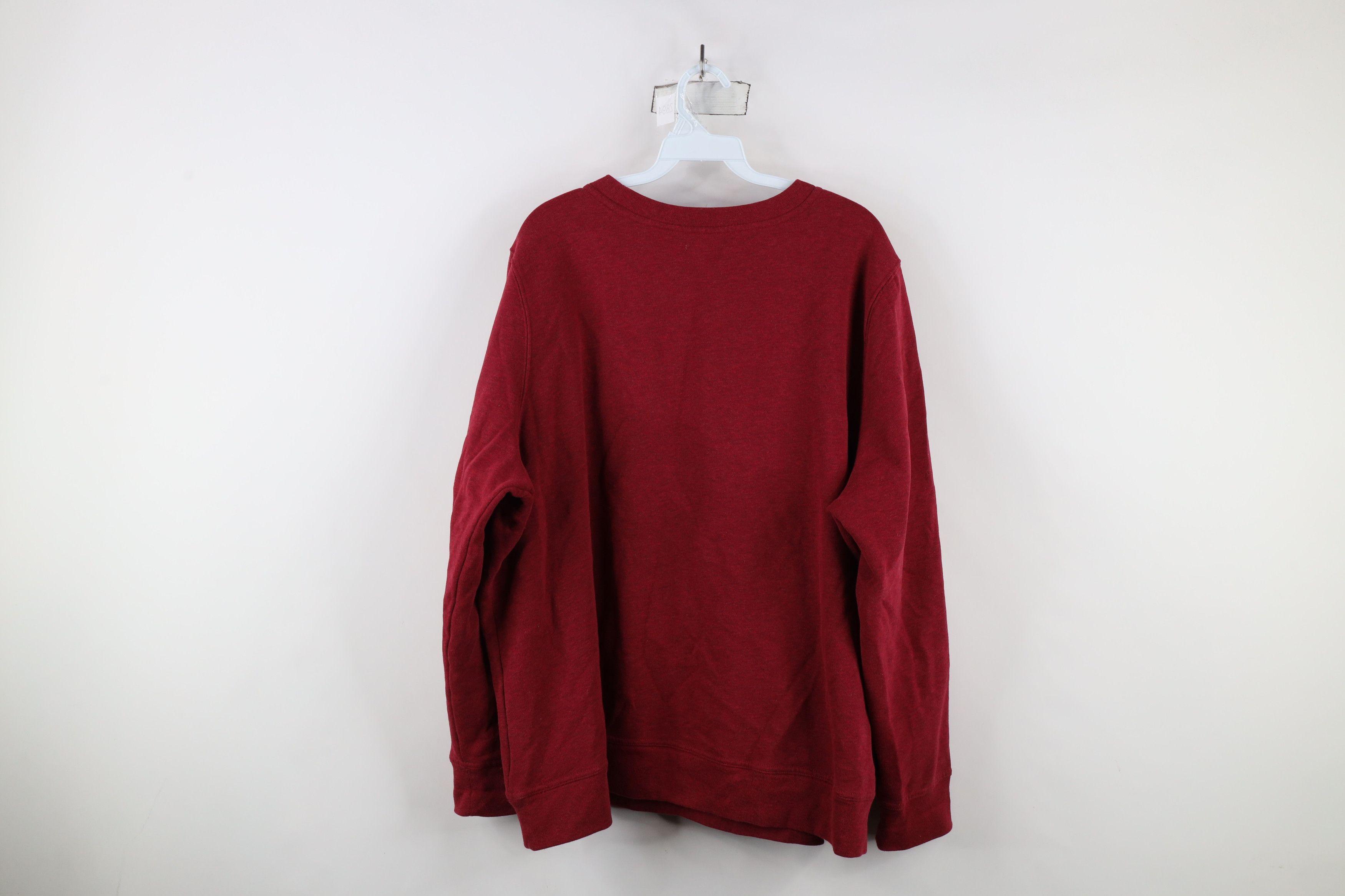 L.L. Bean × Vintage Vintage Y2K LL Bean Script Felt Letter Sweatshirt Red Size 3XL / US 20-22 - 7 Thumbnail