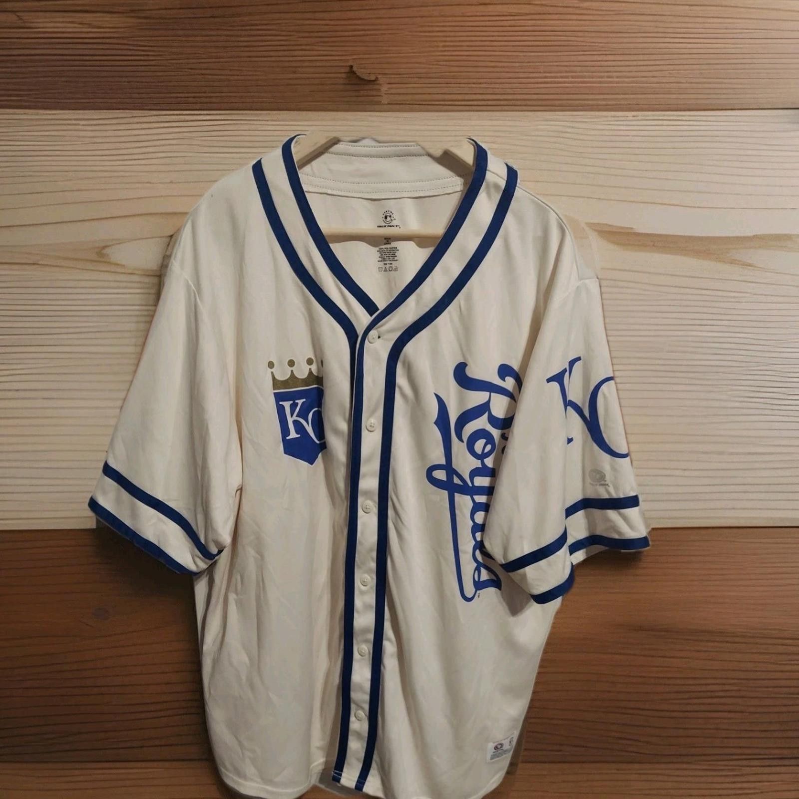 Other White & Blue Kansas City Royals MLB Jersey - True Fan Style Size ONE SIZE - 1 Thumbnail