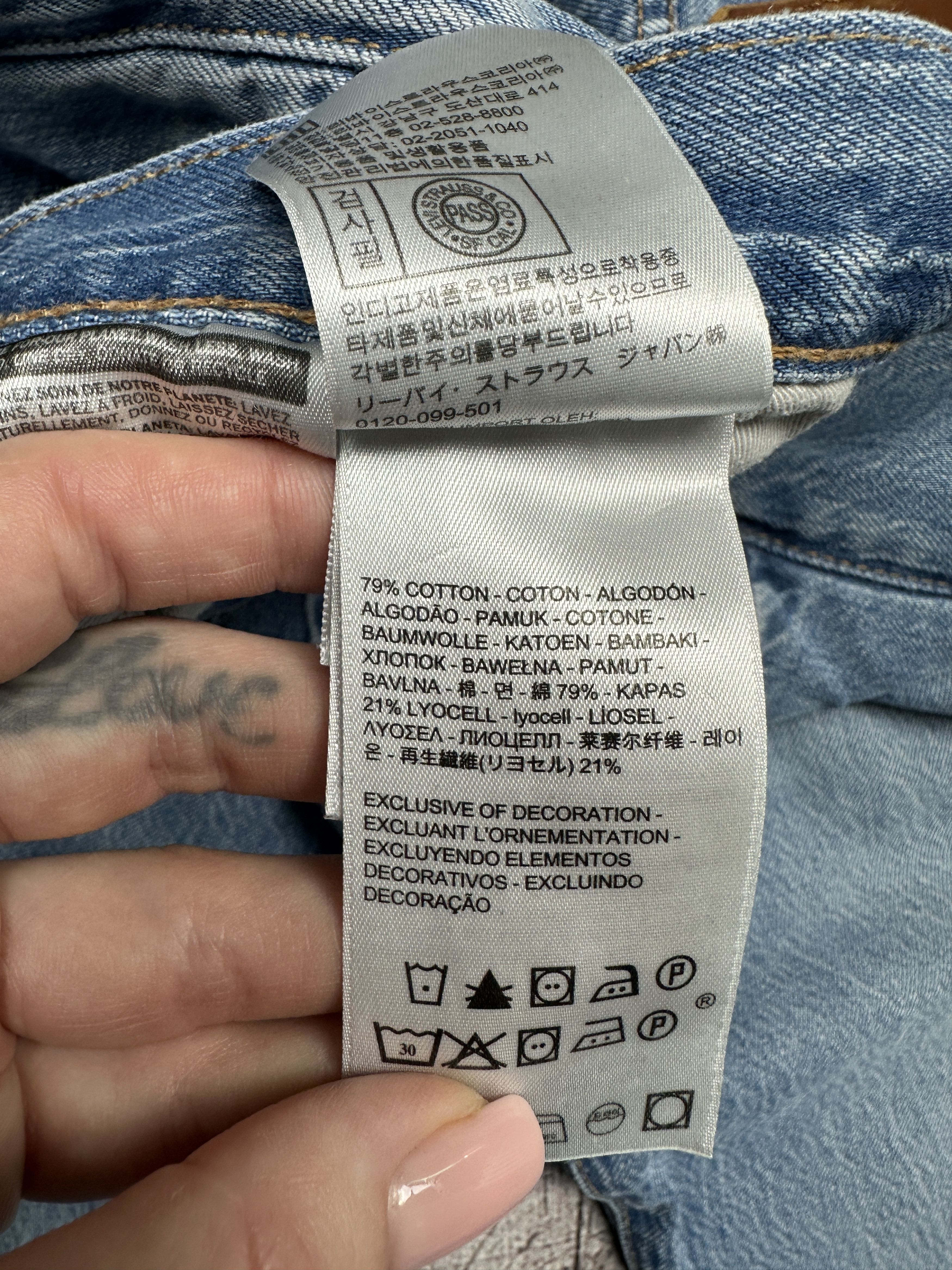 Levi's Levi's 501 Mens Premium Denim Pants Big E Jeans Size 33 x 34 Size US 33 - 9 Thumbnail
